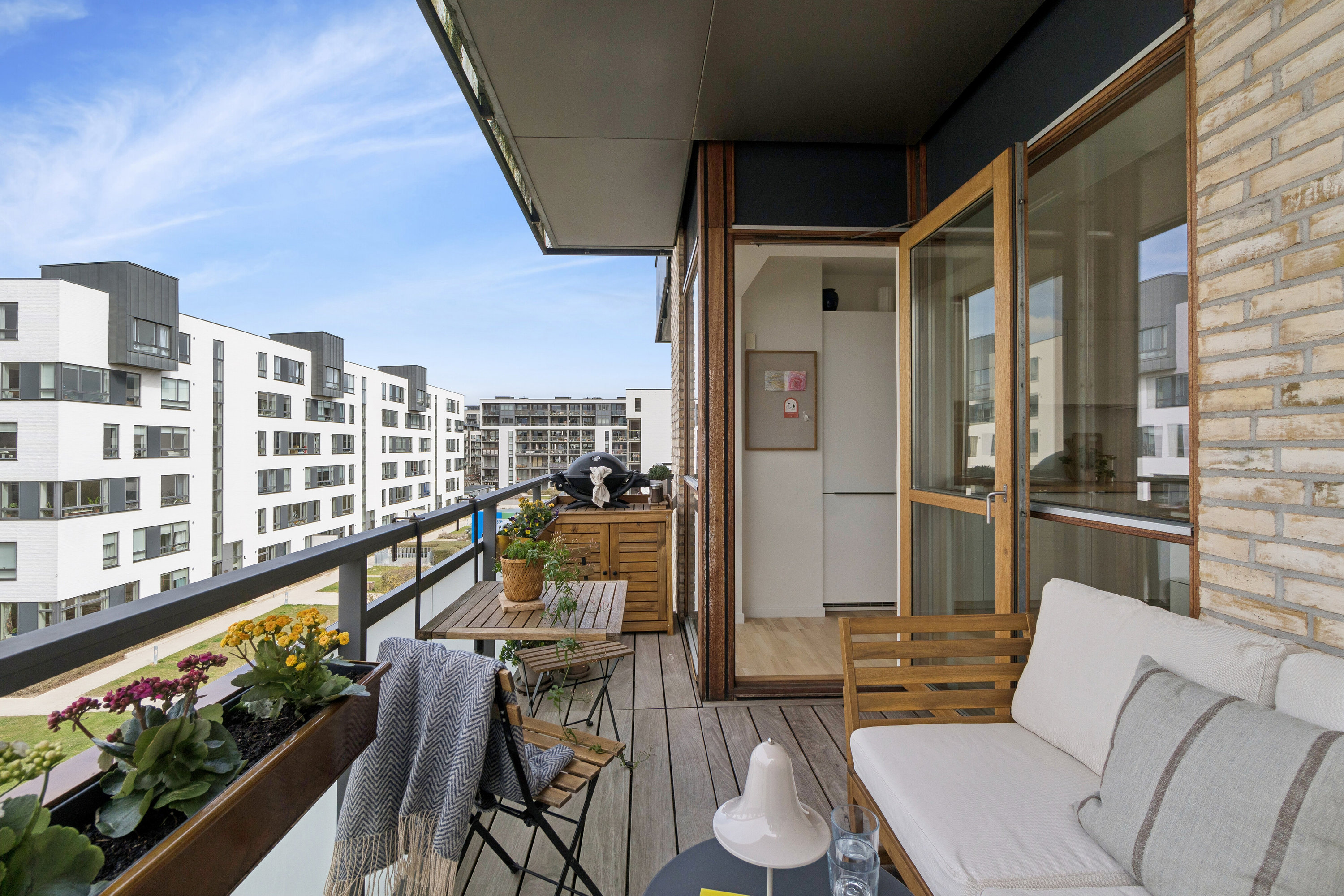 Fremhævet altan billede i fuldskærmstilstand. Billede af Artillerivej 112, 3. th., 2300 København S