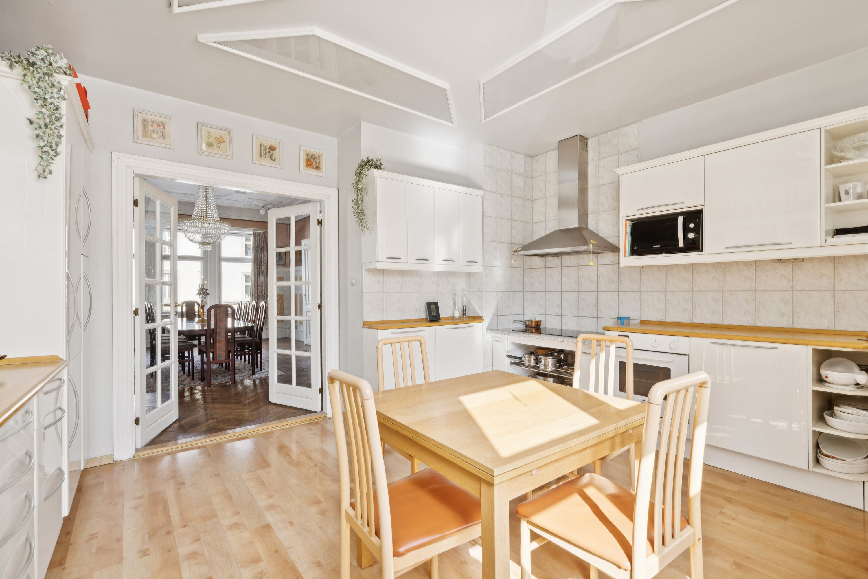 Fremhævet køkken billede i fuldskærmstilstand. Billede af Åboulevard 31, 1. tv., 1960 Frederiksberg C