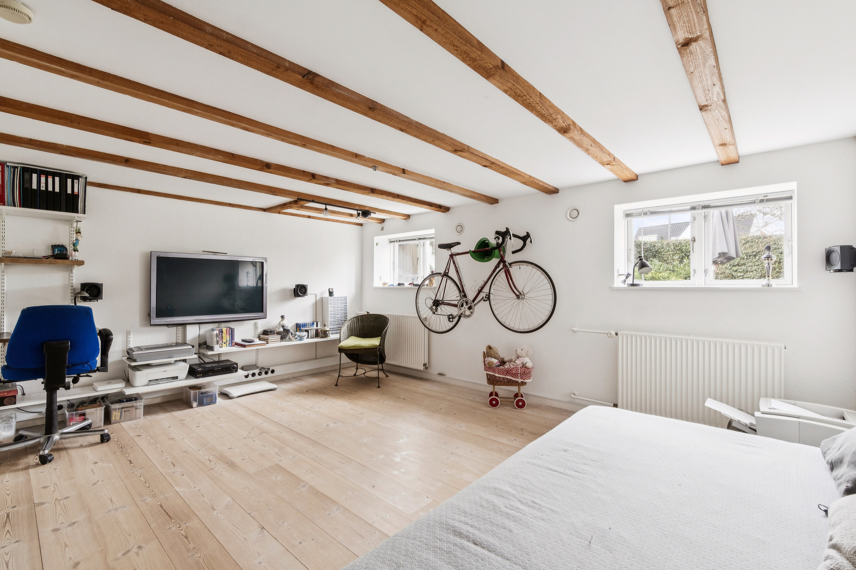 Fremhævet soveværelse billede i fuldskærmstilstand. Billede af Roselillevej 40, 2300 København S