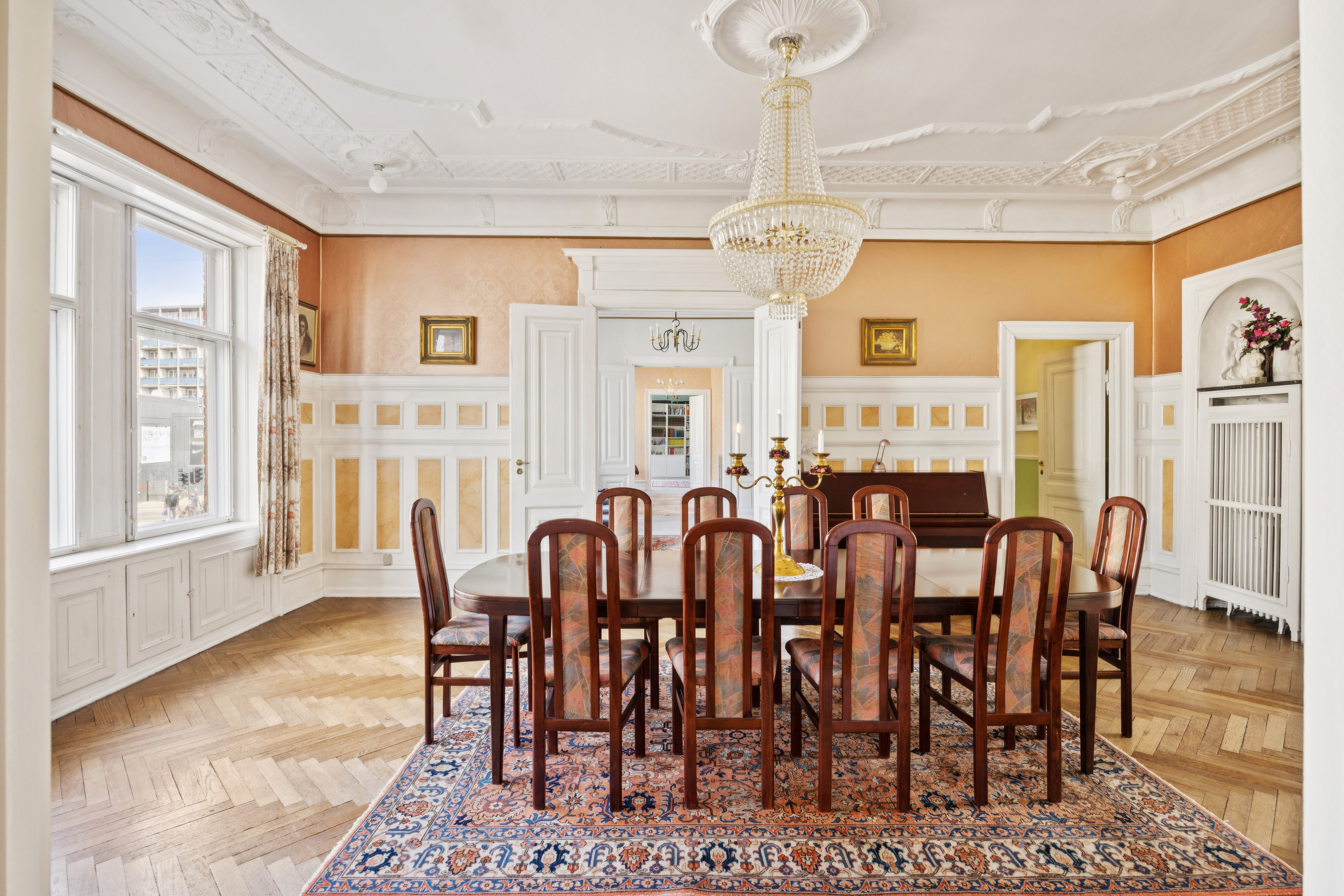 Fremhævet stue billede i fuldskærmstilstand. Billede af Åboulevard 31, 1. tv., 1960 Frederiksberg C