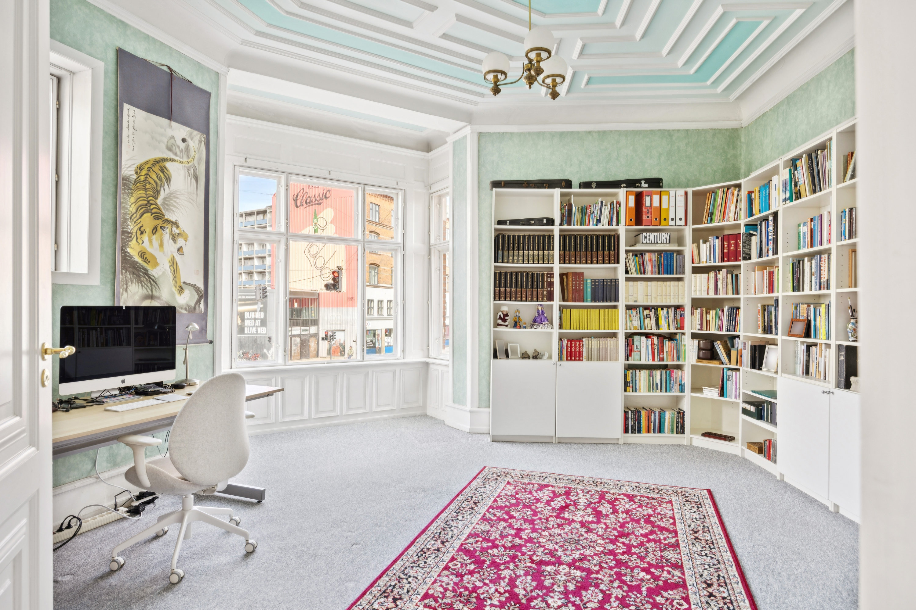 Fremhævet stue billede i fuldskærmstilstand. Billede af Åboulevard 31, 1. tv., 1960 Frederiksberg C