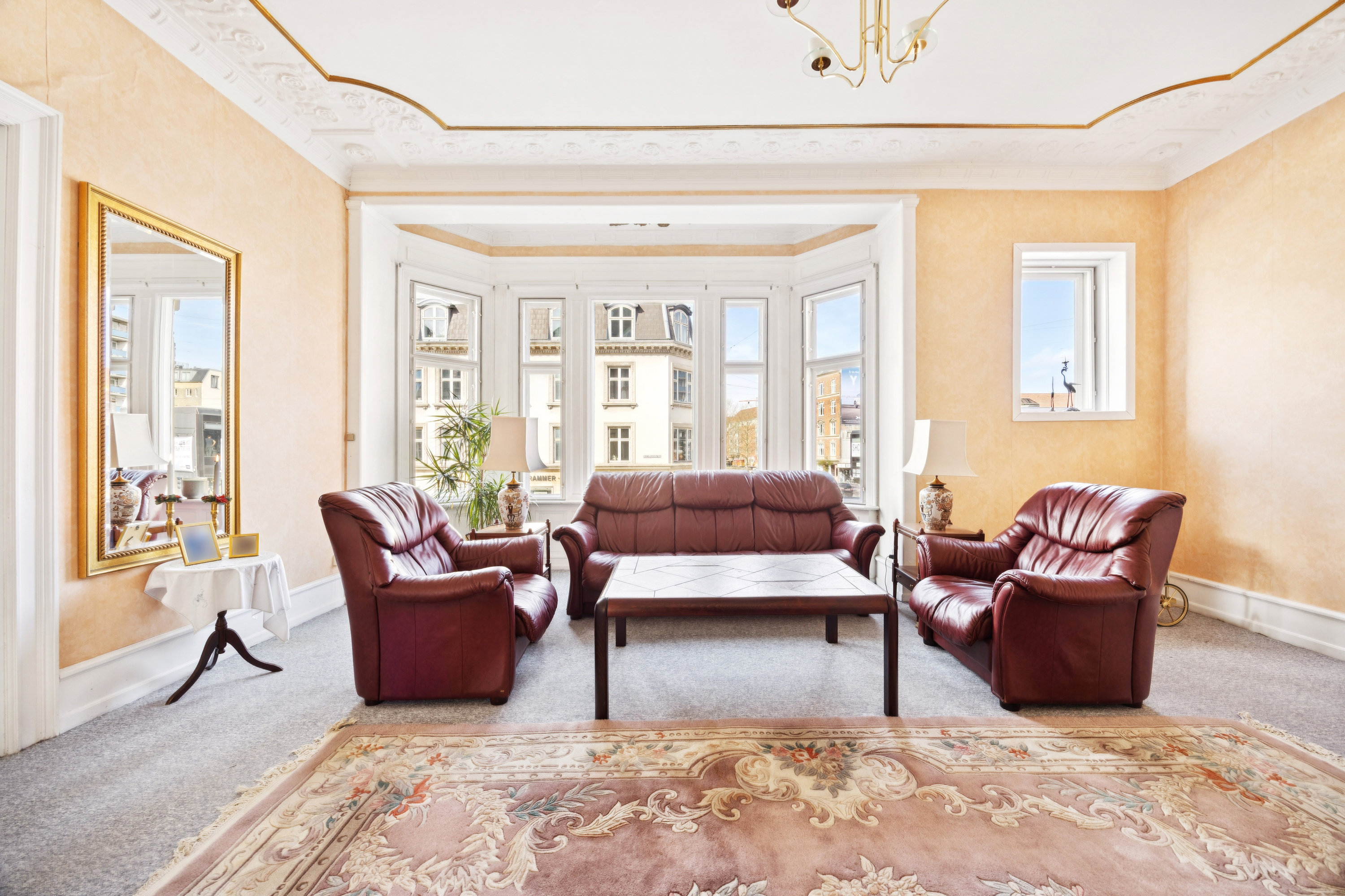 Fremhævet stue billede i fuldskærmstilstand. Billede af Åboulevard 31, 1. tv., 1960 Frederiksberg C