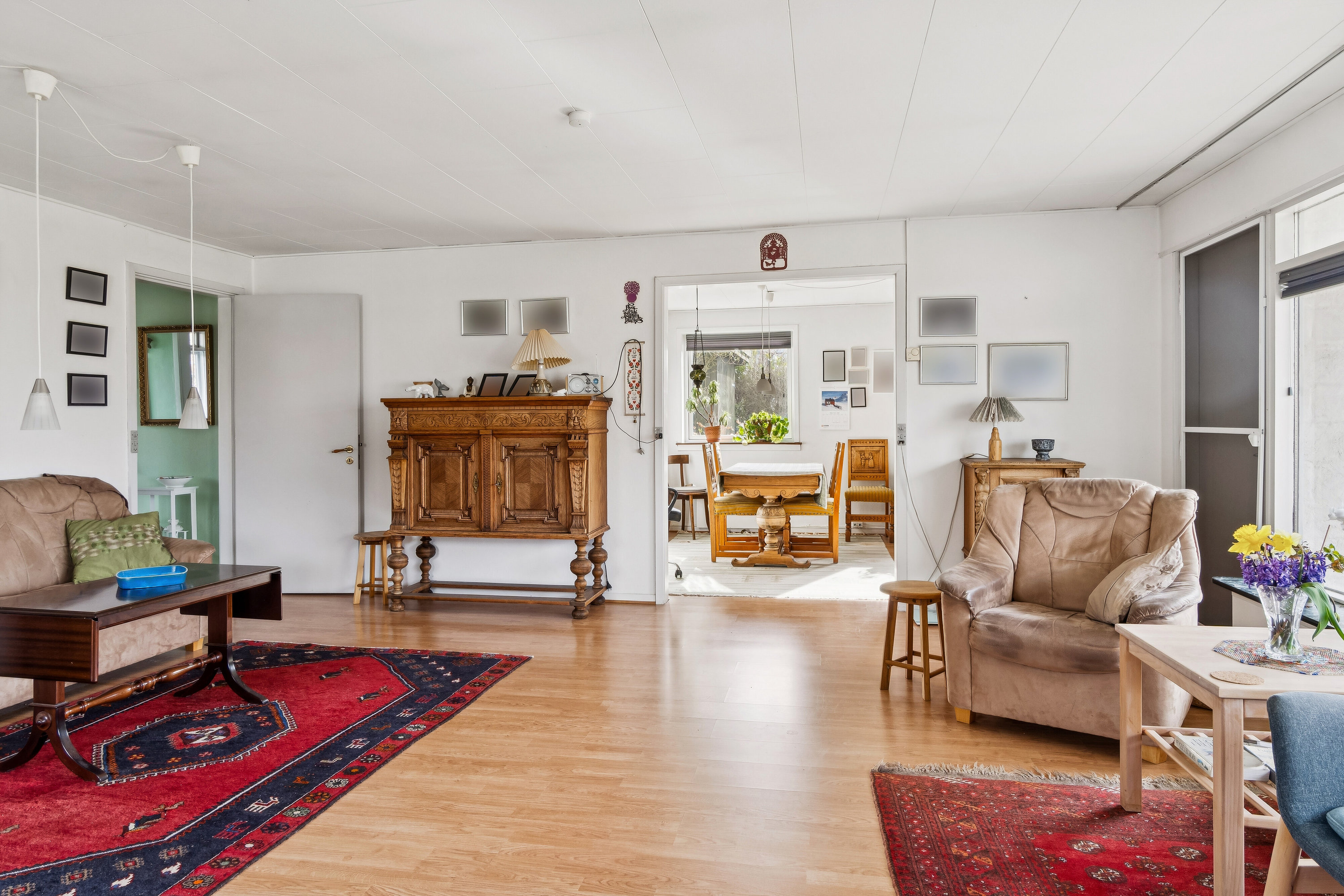 Fremhævet stue billede i fuldskærmstilstand. Billede af L P Frøslevsvej 5, 4560 Vig