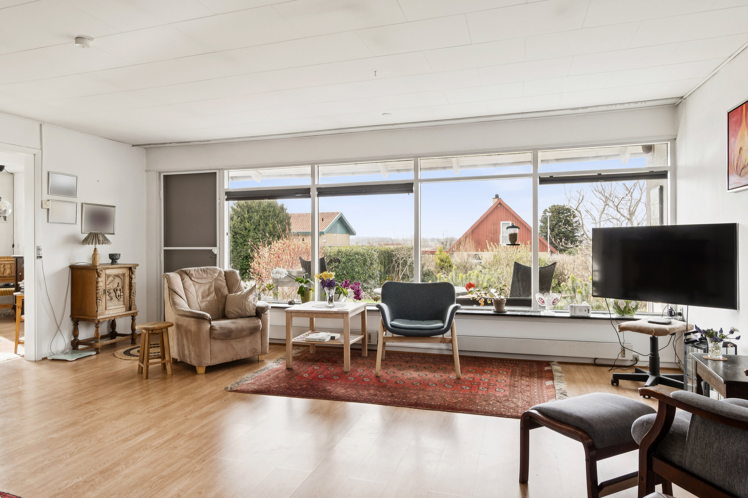 Fremhævet stue billede i fuldskærmstilstand. Billede af L P Frøslevsvej 5, 4560 Vig