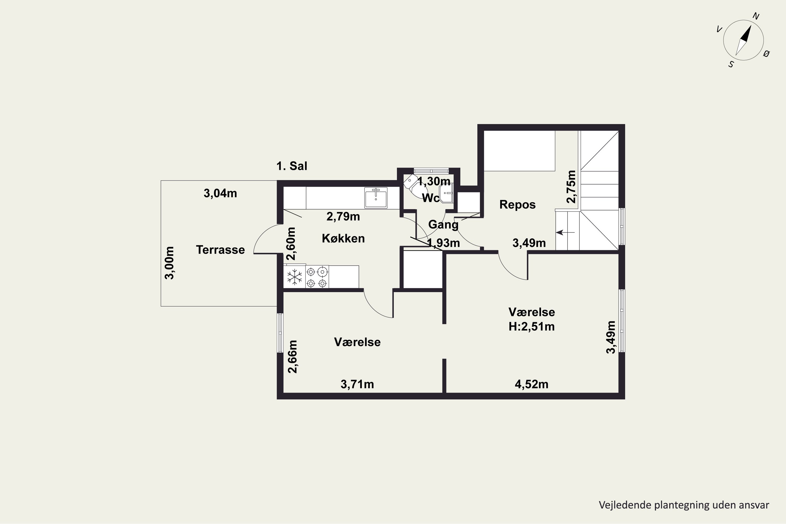 Plantegninger billede af Kongsdalvej 35, 2720 Vanløse