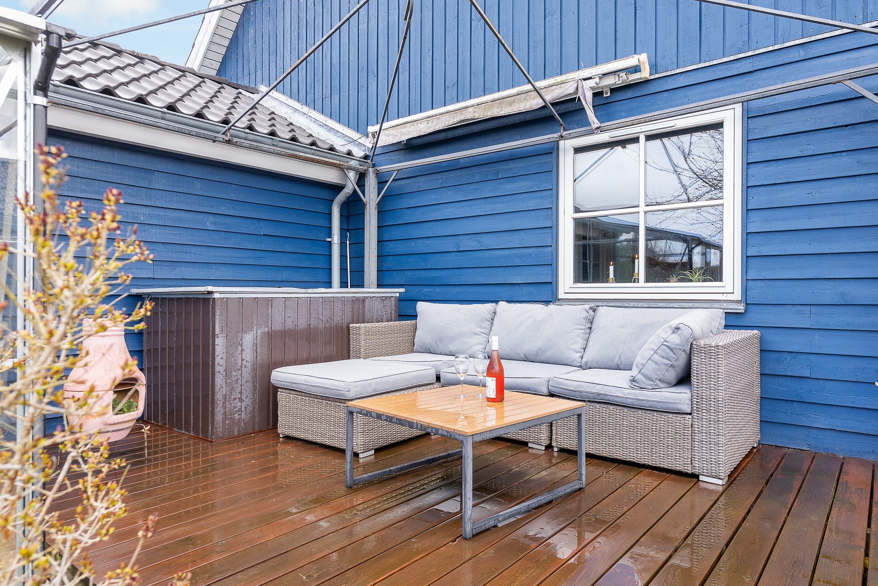 Fremhævet terrasse billede i fuldskærmstilstand. Billede af Oslovej 40A, 5400 Bogense