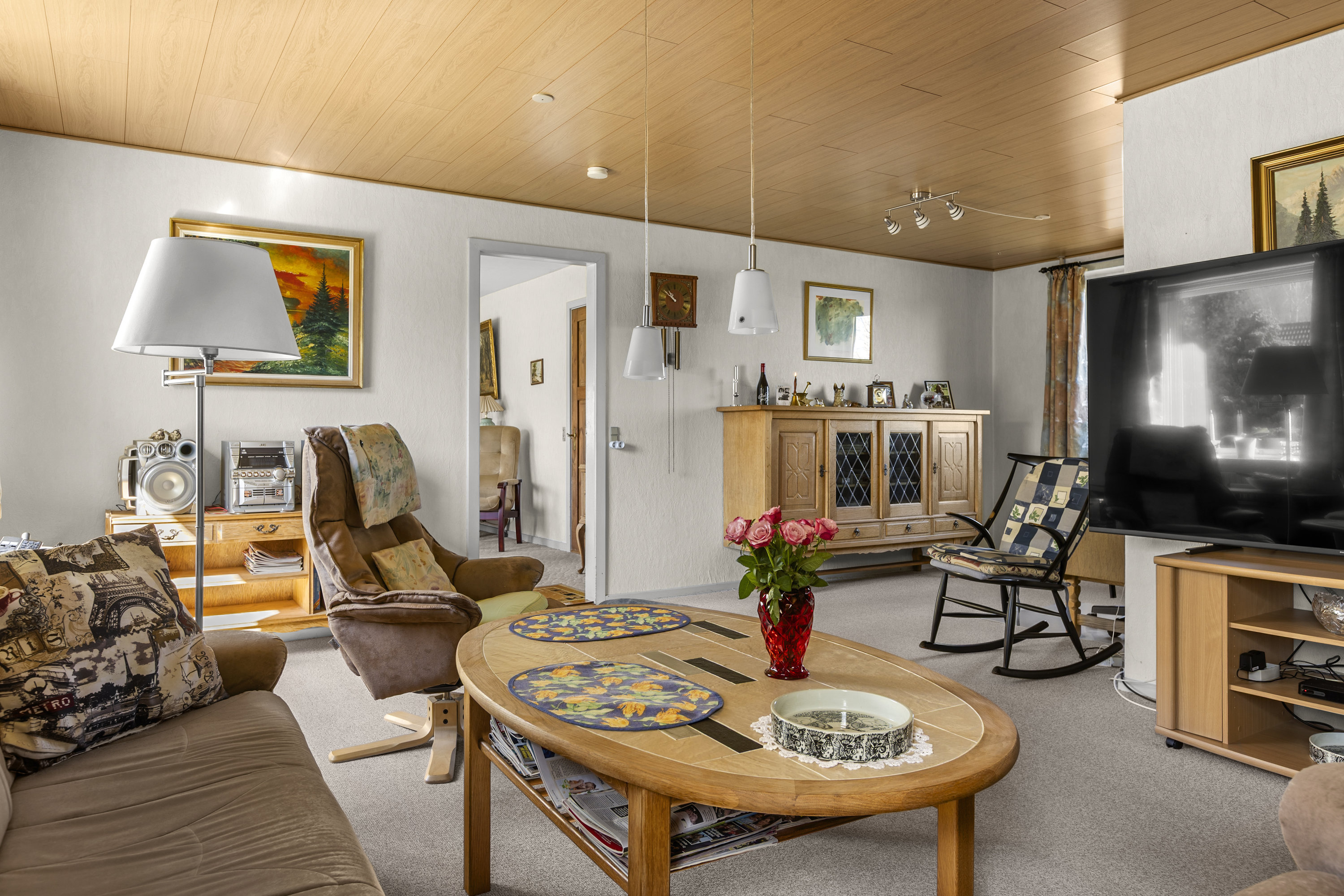 Fremhævet stue billede i fuldskærmstilstand. Billede af Frederikslundvej 17, Ll Frederikslund, 4200 Slagelse