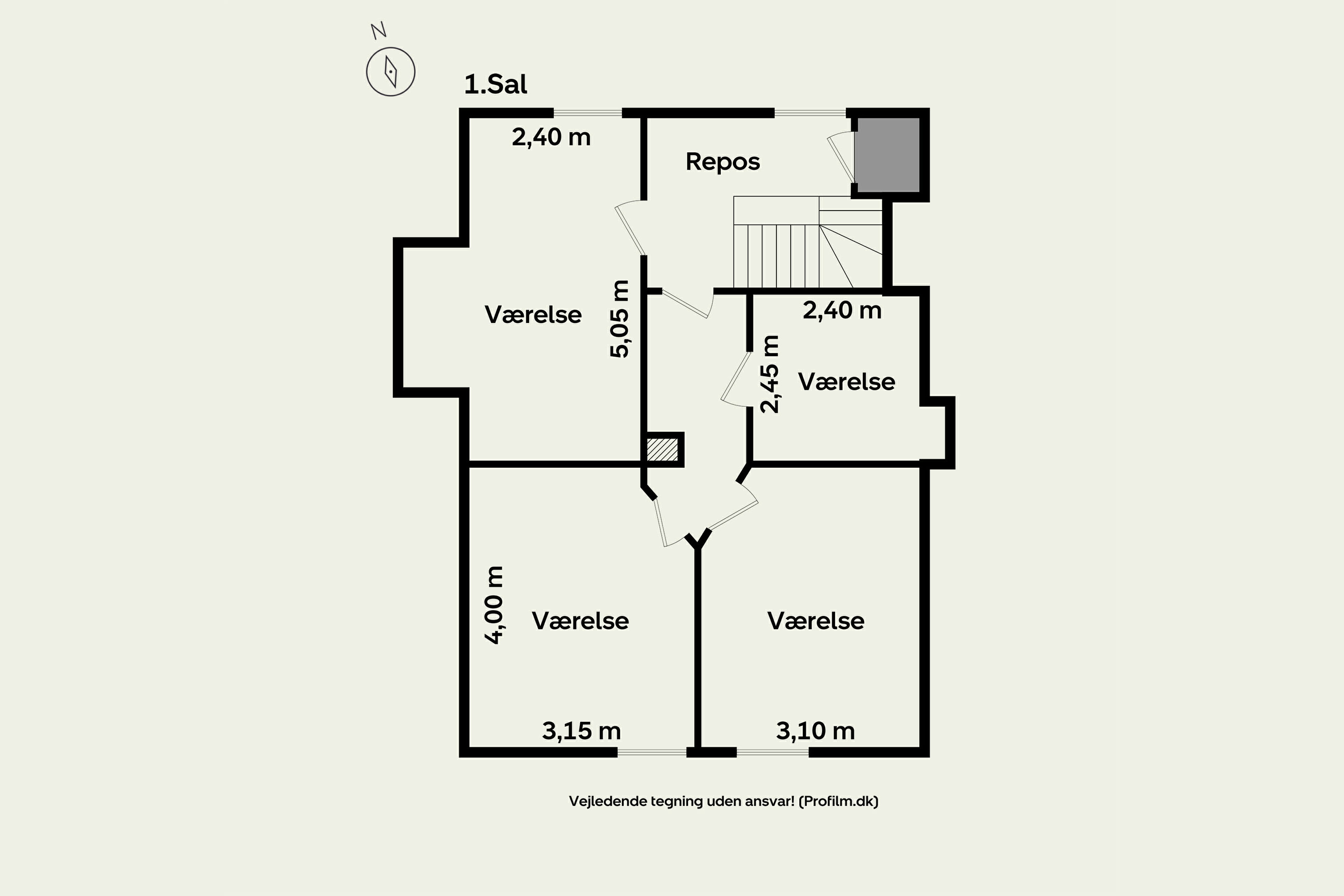 Plantegninger billede af Hauchsvej 15, 4180 Sorø
