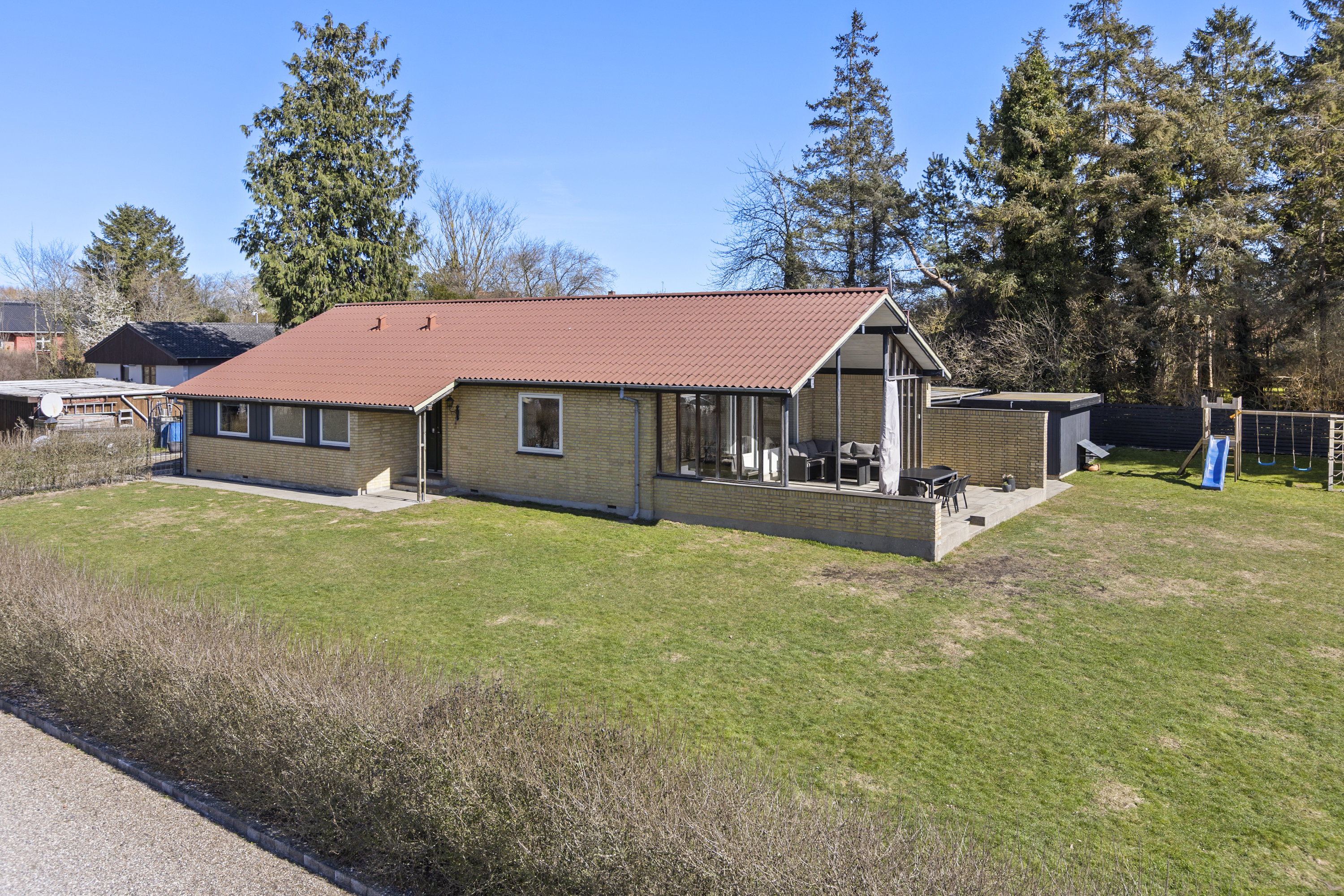 Fremhævet ejendommen billede i fuldskærmstilstand. Billede af Pilevej 1, 4295 Stenlille