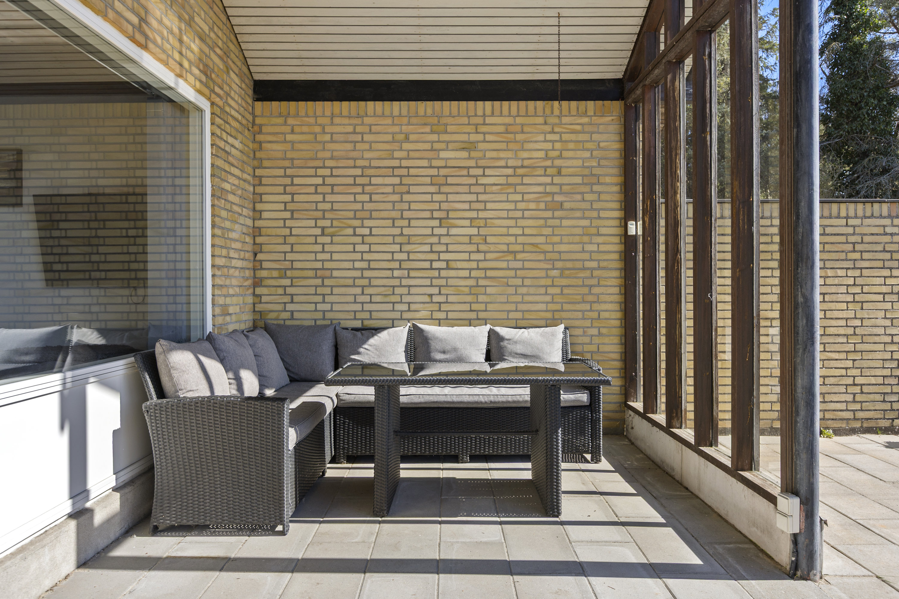 Fremhævet terrasse billede i fuldskærmstilstand. Billede af Pilevej 1, 4295 Stenlille