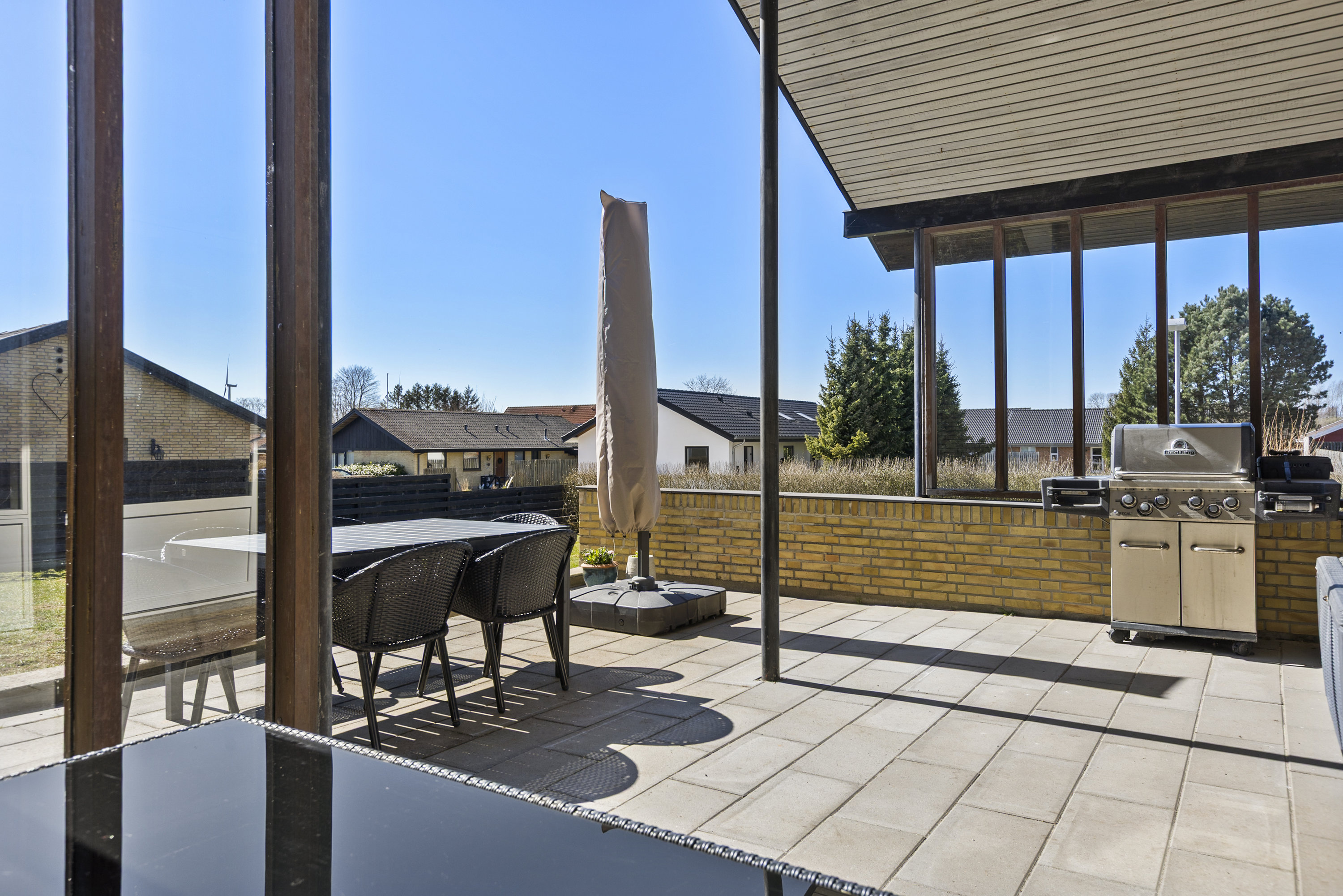 Fremhævet terrasse billede i fuldskærmstilstand. Billede af Pilevej 1, 4295 Stenlille