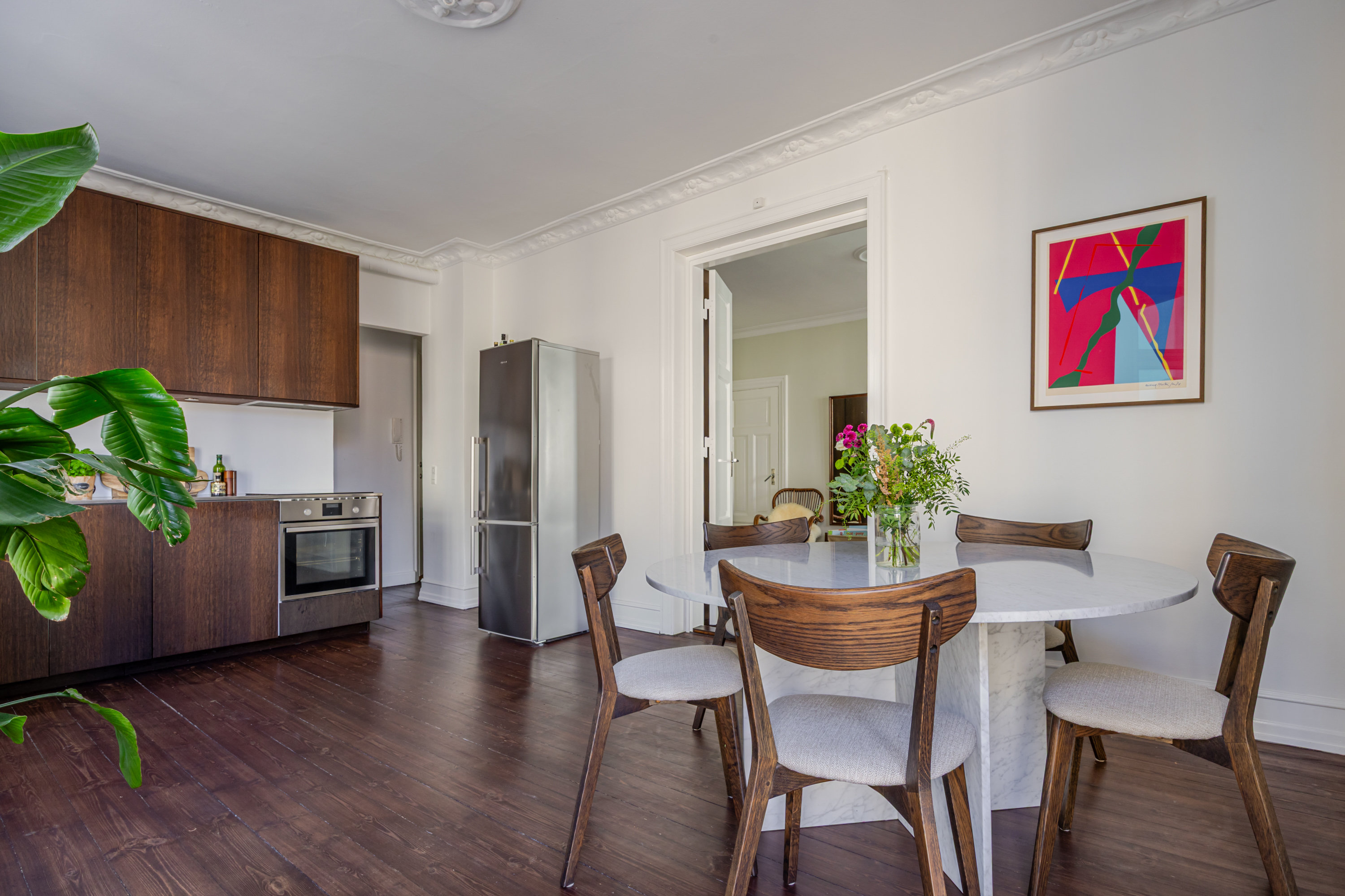 Fremhævet andet billede i fuldskærmstilstand. Billede af P.D. Løvs Allé 9, 2. th., 2200 København N