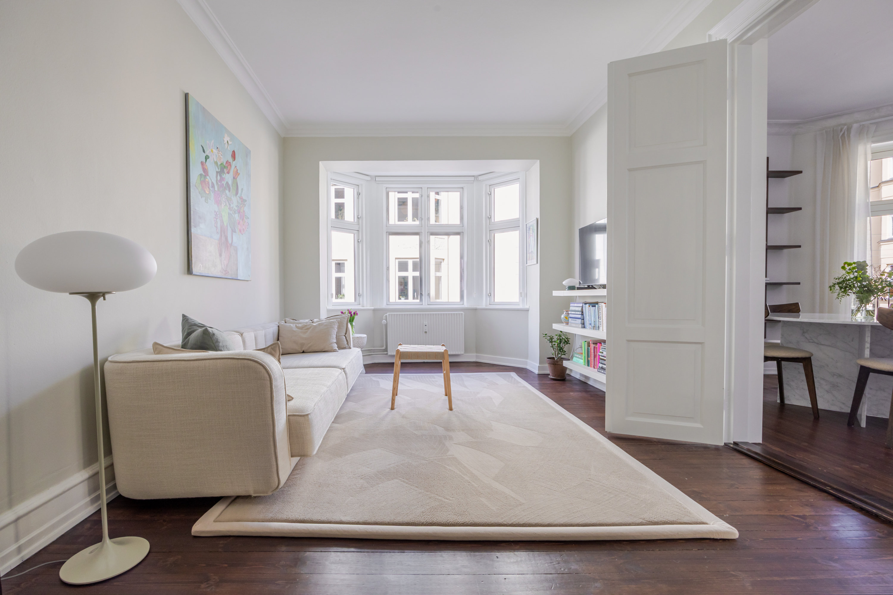 Fremhævet andet billede i fuldskærmstilstand. Billede af P.D. Løvs Allé 9, 2. th., 2200 København N