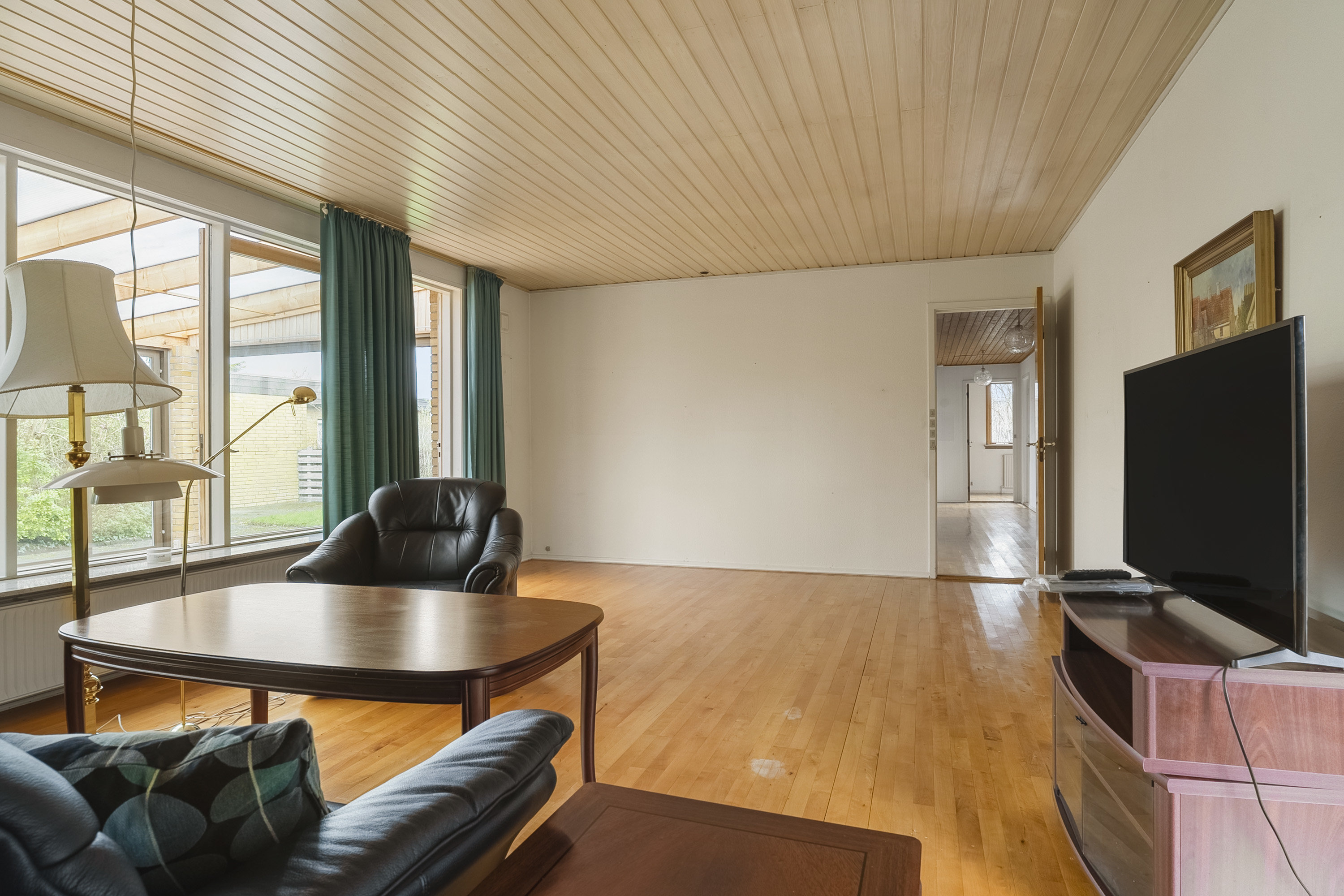 Fremhævet stue billede i fuldskærmstilstand. Billede af Hørvej 16, 8700 Horsens