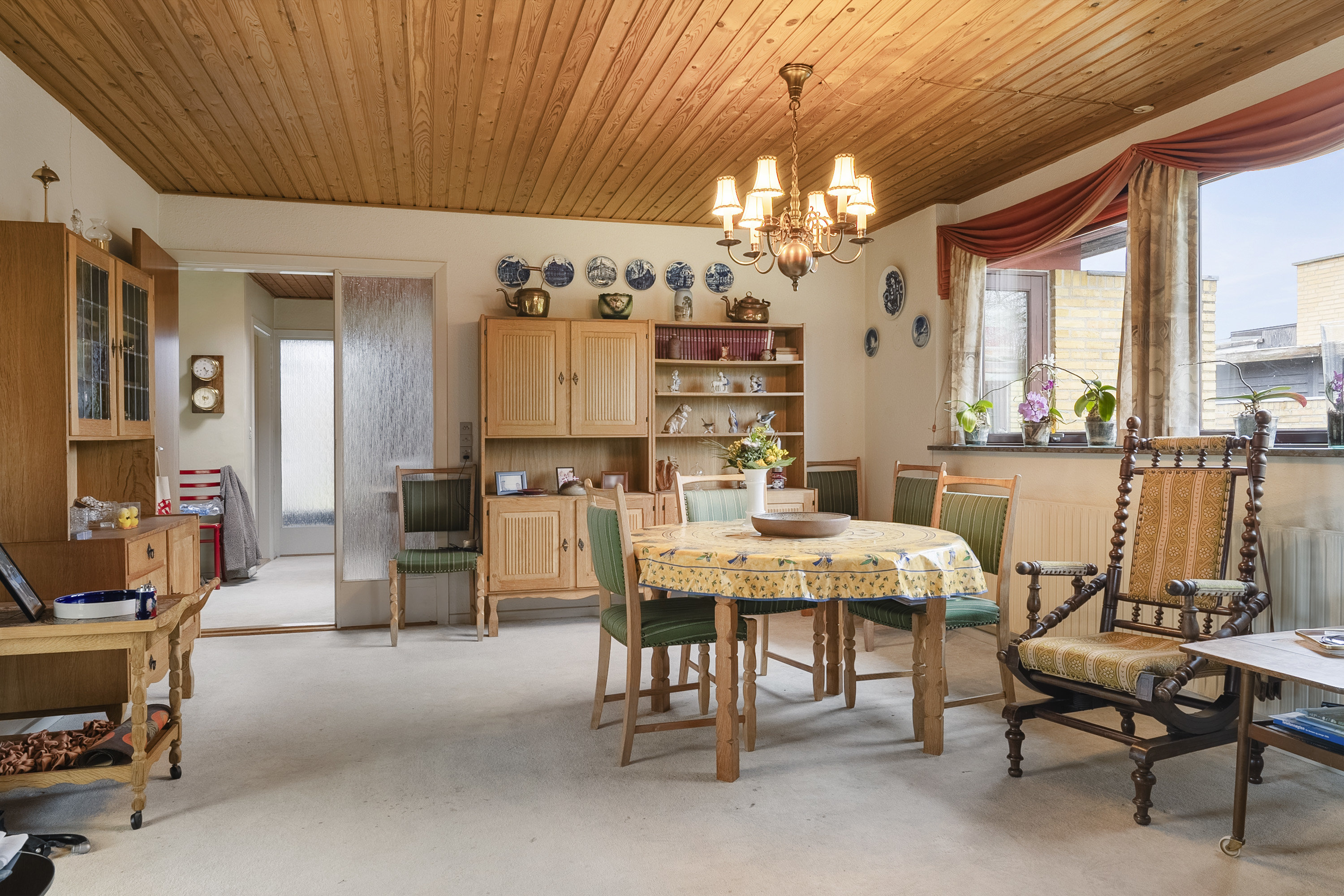 Fremhævet spisestue billede i fuldskærmstilstand. Billede af Enebærvej 14, 8700 Horsens