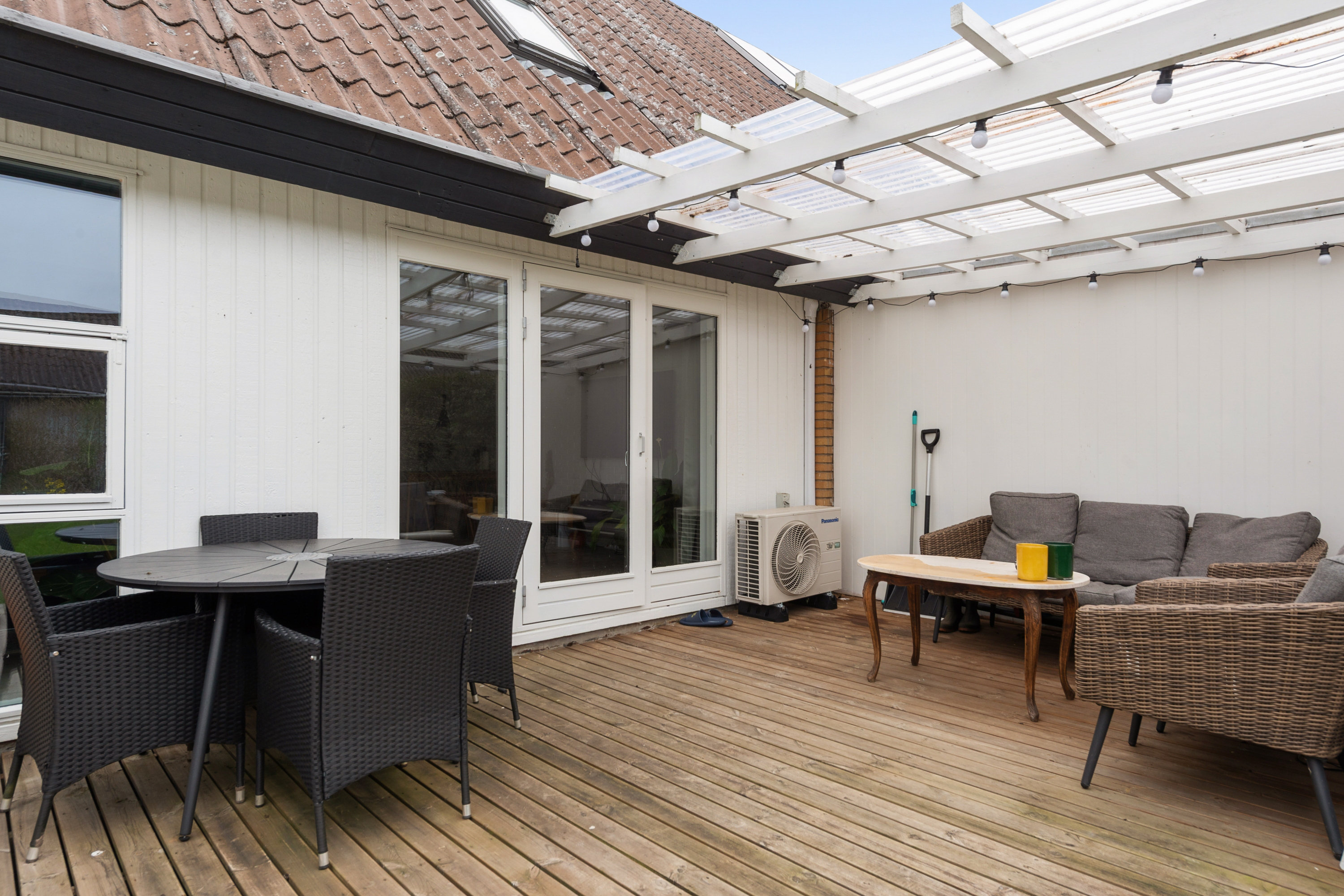 Fremhævet terrasse billede i fuldskærmstilstand. Billede af Lundegårdsparken 22, 4030 Tune