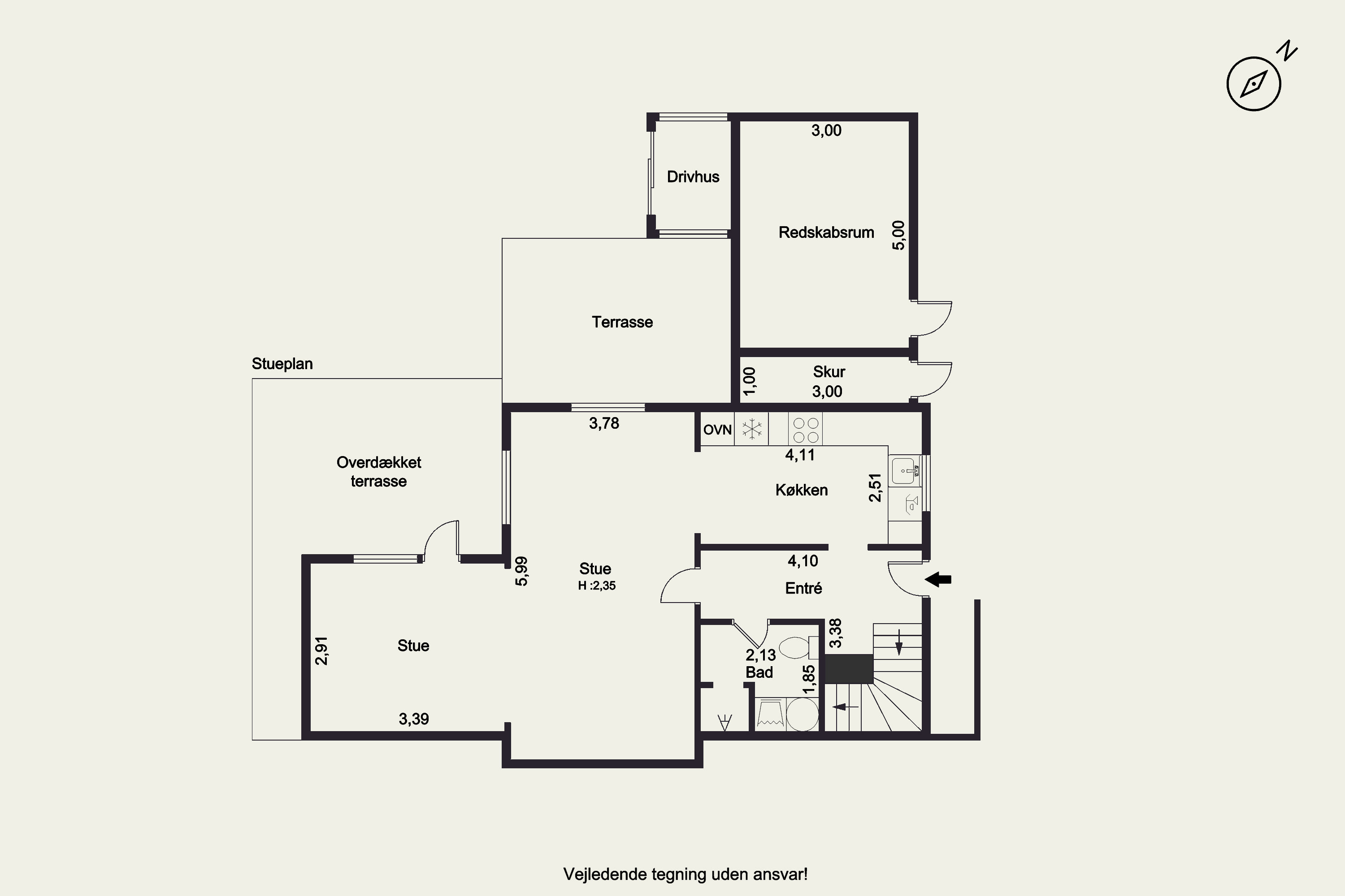 Plantegninger billede af Oslovej 40A, 5400 Bogense