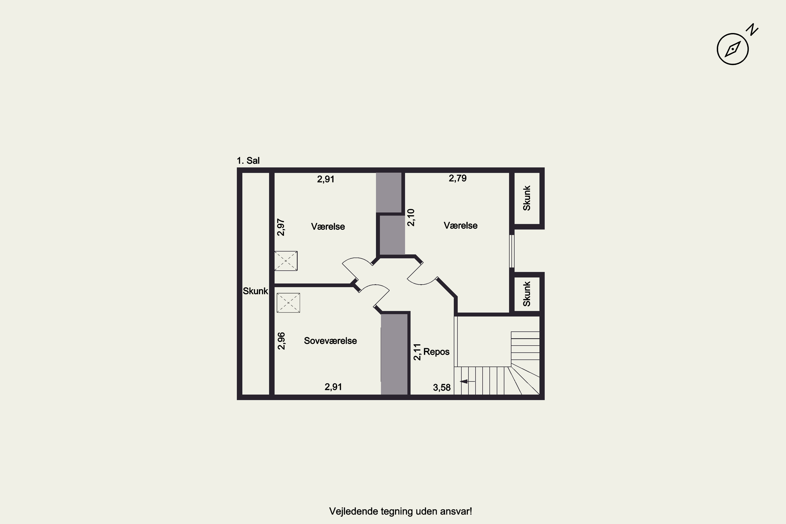 Plantegninger billede af Oslovej 40A, 5400 Bogense