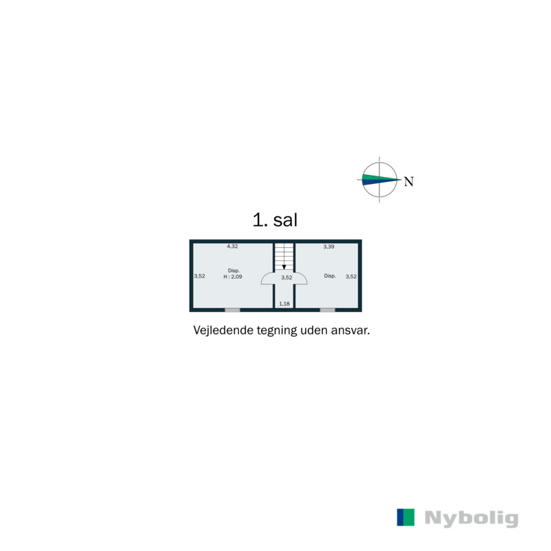 Plantegninger billede af Alrøvej 160, Amstrup, 8300 Odder