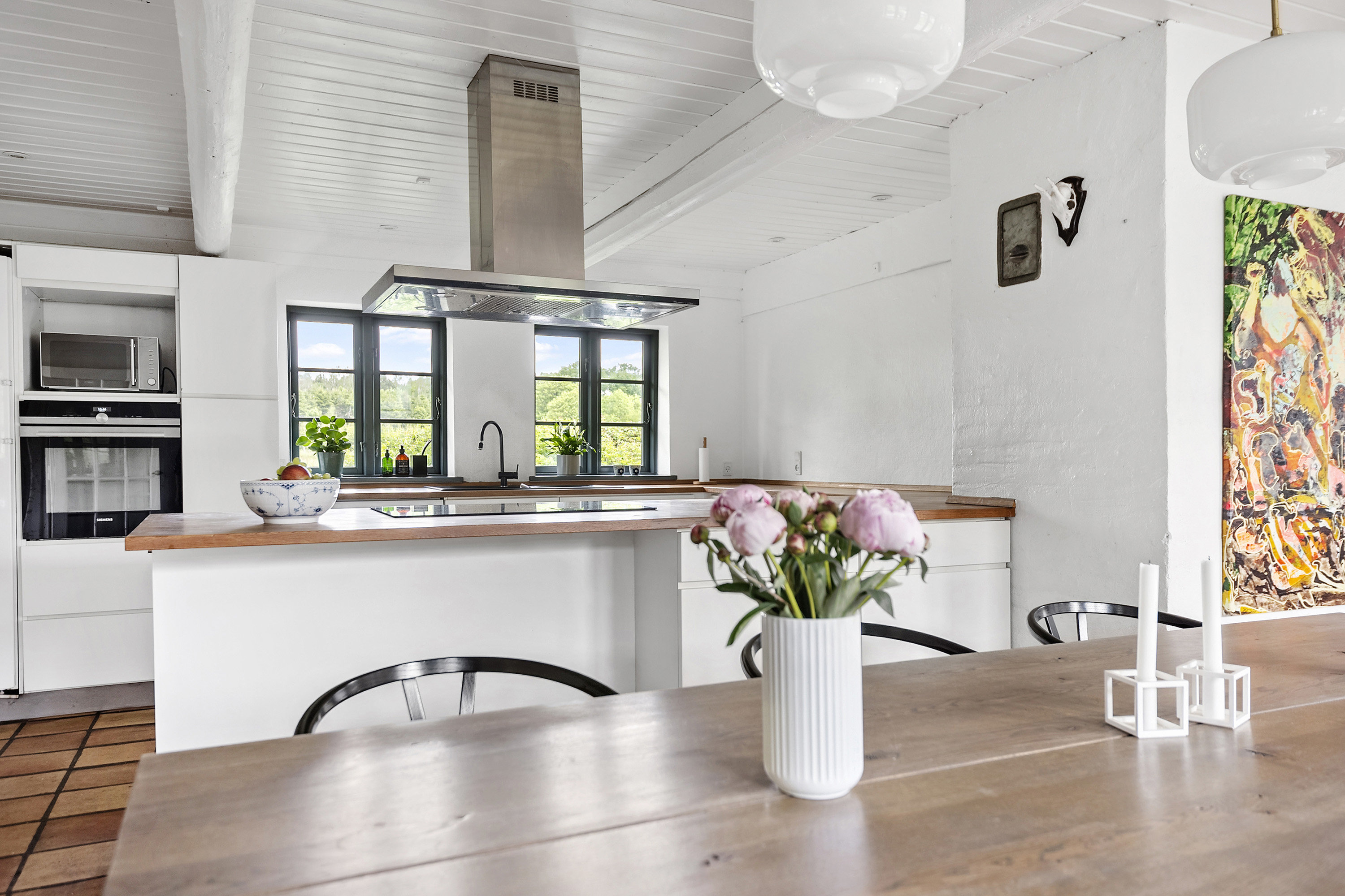 Fremhævet spisestue billede i fuldskærmstilstand. Billede af Alrøvej 160, Amstrup, 8300 Odder