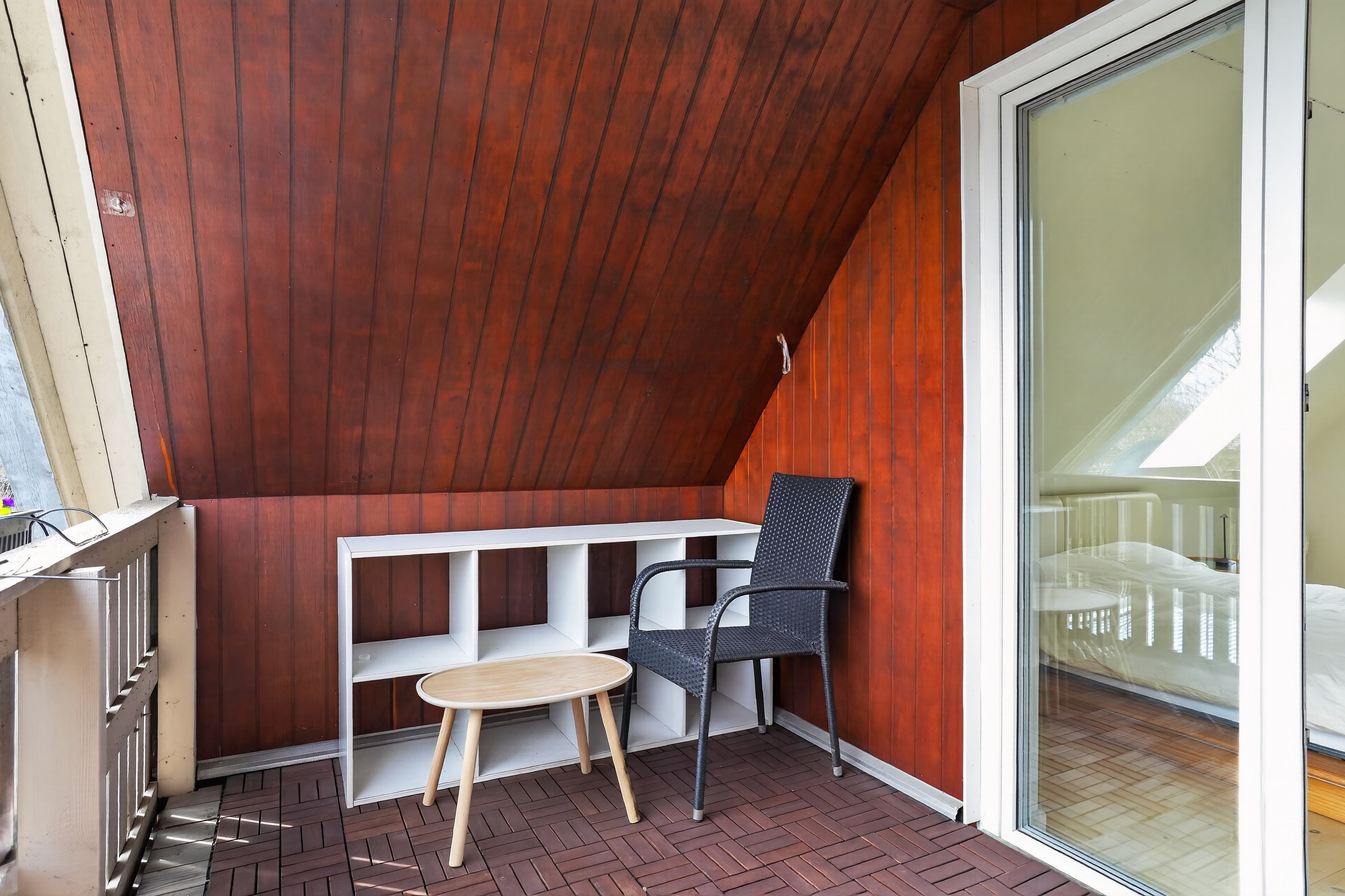 Fremhævet terrasse billede i fuldskærmstilstand. Billede af Sønderengen 68, 2870 Dyssegård