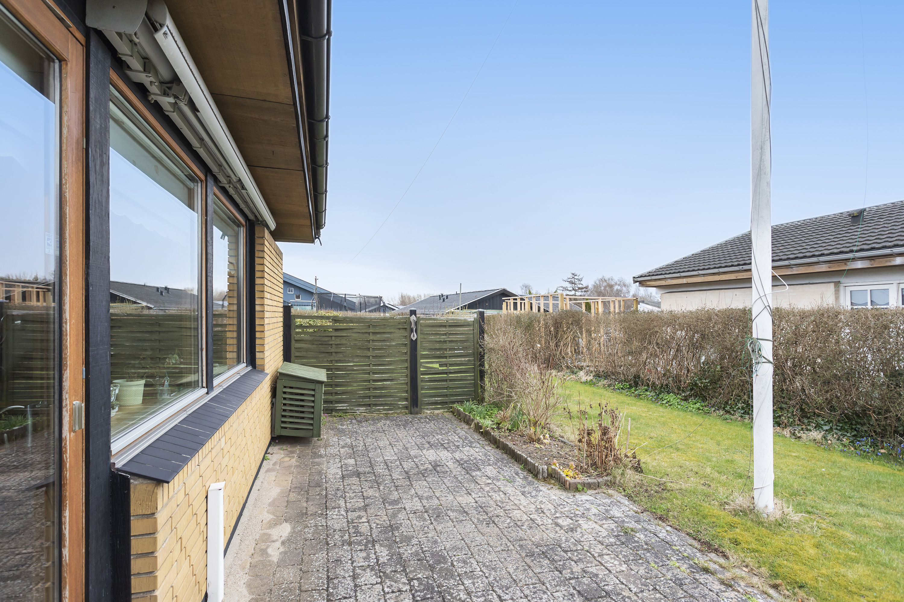 Fremhævet terrasse billede i fuldskærmstilstand. Billede af Lindeengen 97, 2740 Skovlunde