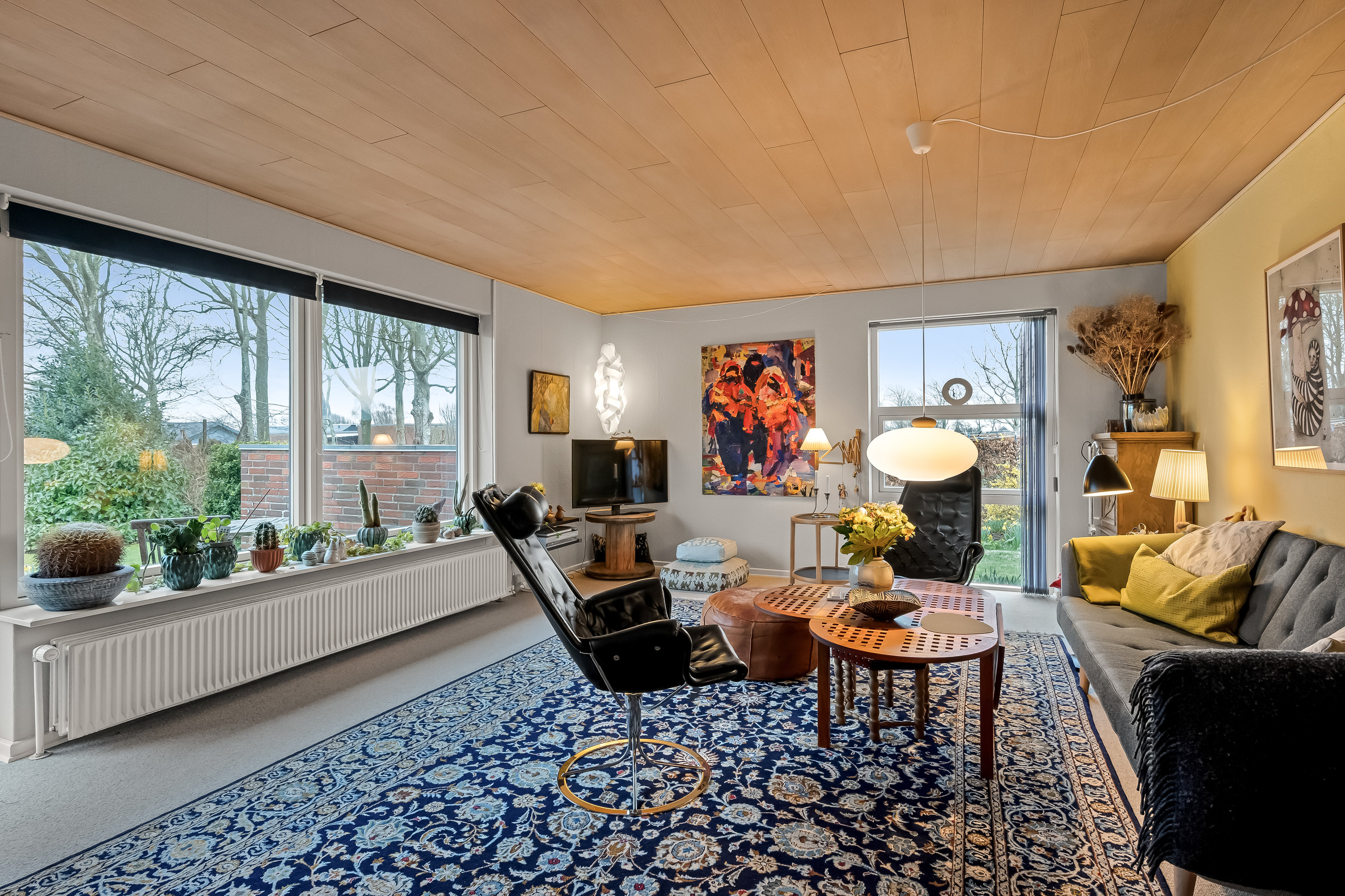 Fremhævet stue billede i fuldskærmstilstand. Billede af Markledet 35, 6950 Ringkøbing