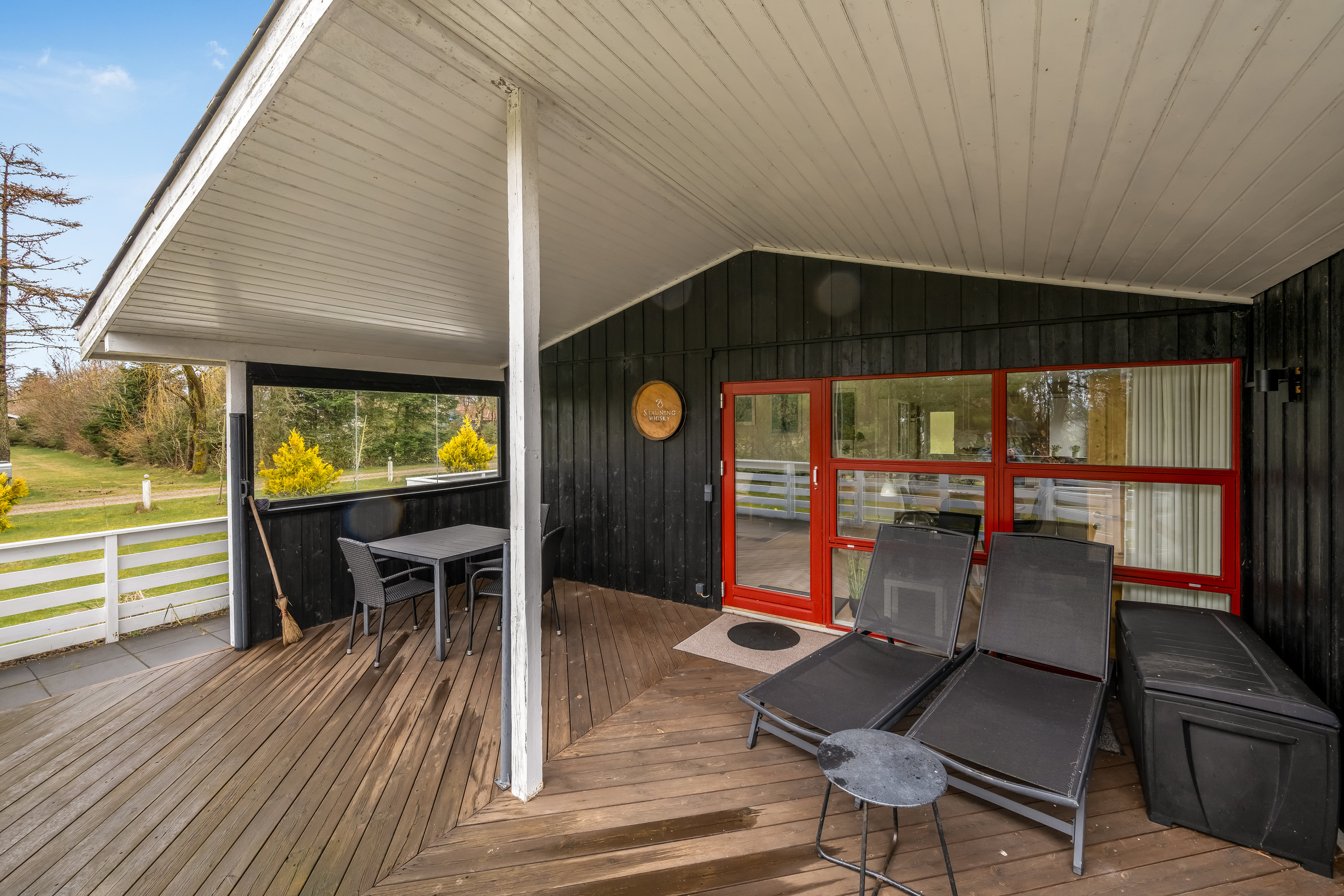 Fremhævet overdækket terrasse billede i fuldskærmstilstand. Billede af Rørvænget 23, Stauning, 6900 Skjern