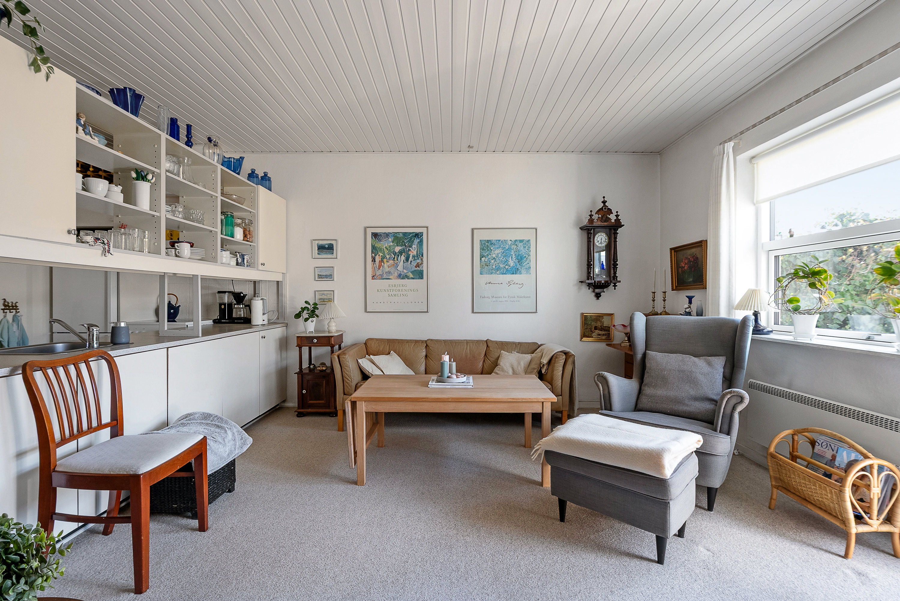 Fremhævet stue billede i fuldskærmstilstand. Billede af Brahesmindeparken 9, 5600 Faaborg