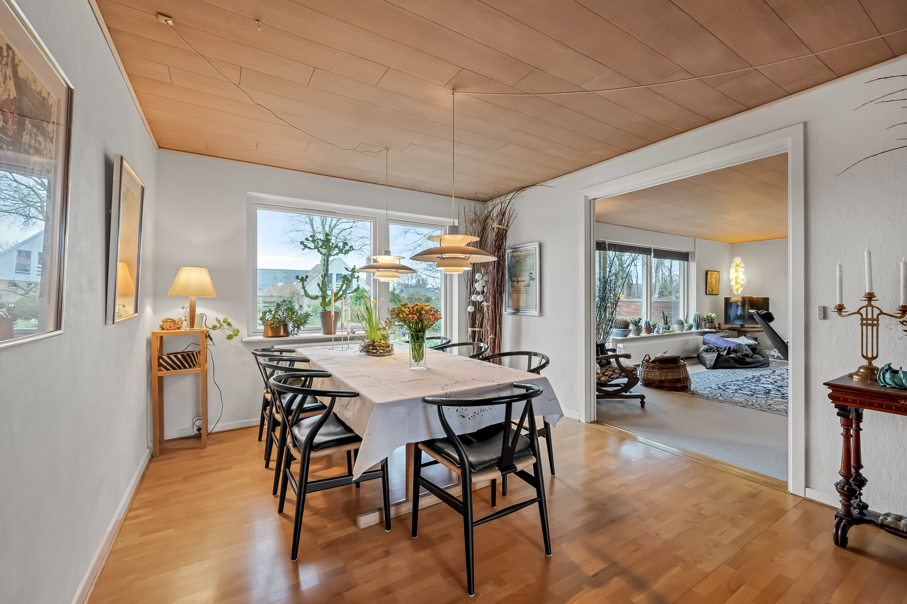 Fremhævet stue billede i fuldskærmstilstand. Billede af Markledet 35, 6950 Ringkøbing