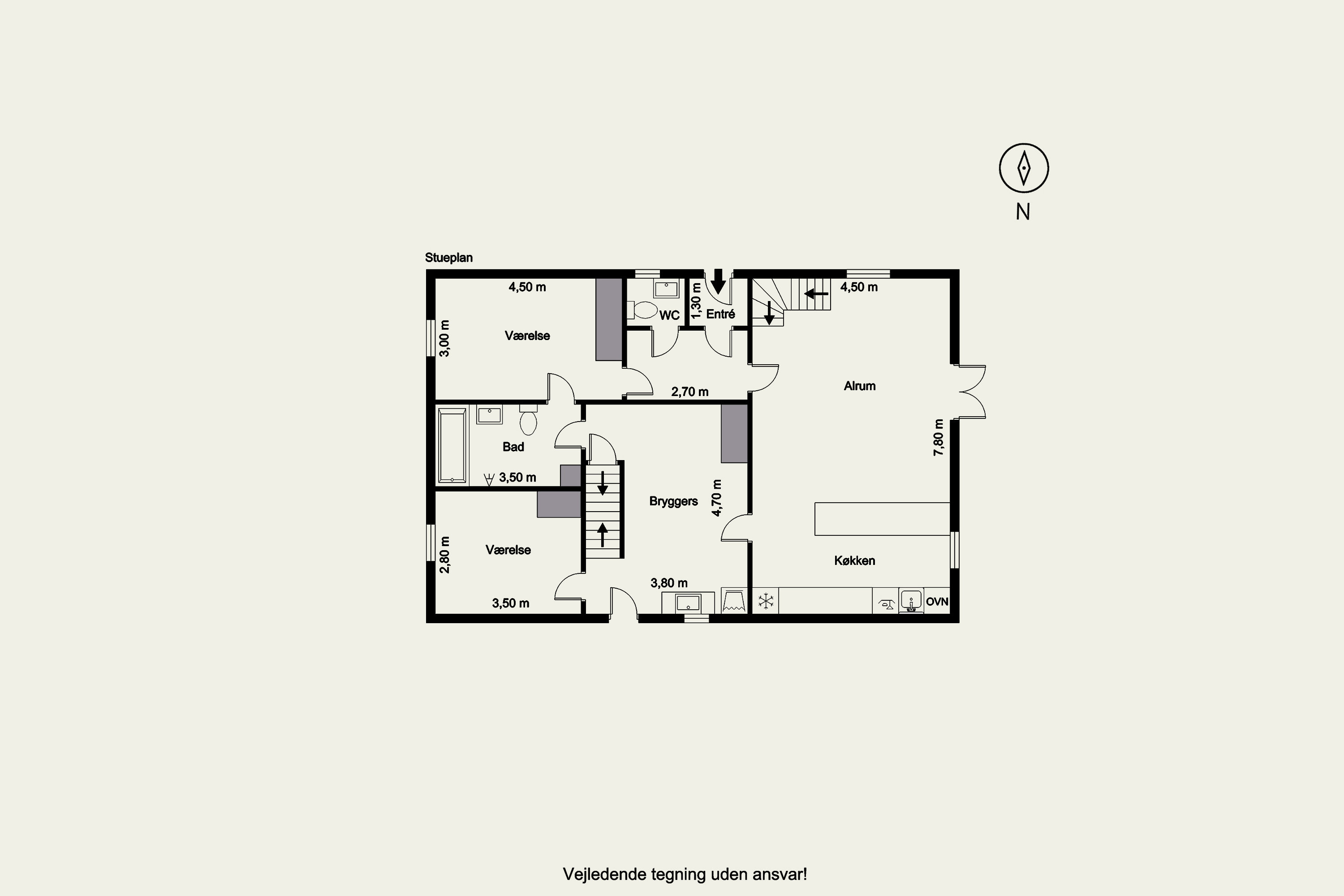 Plantegninger billede af Skovbrynet 17, Ølstrup, 6950 Ringkøbing