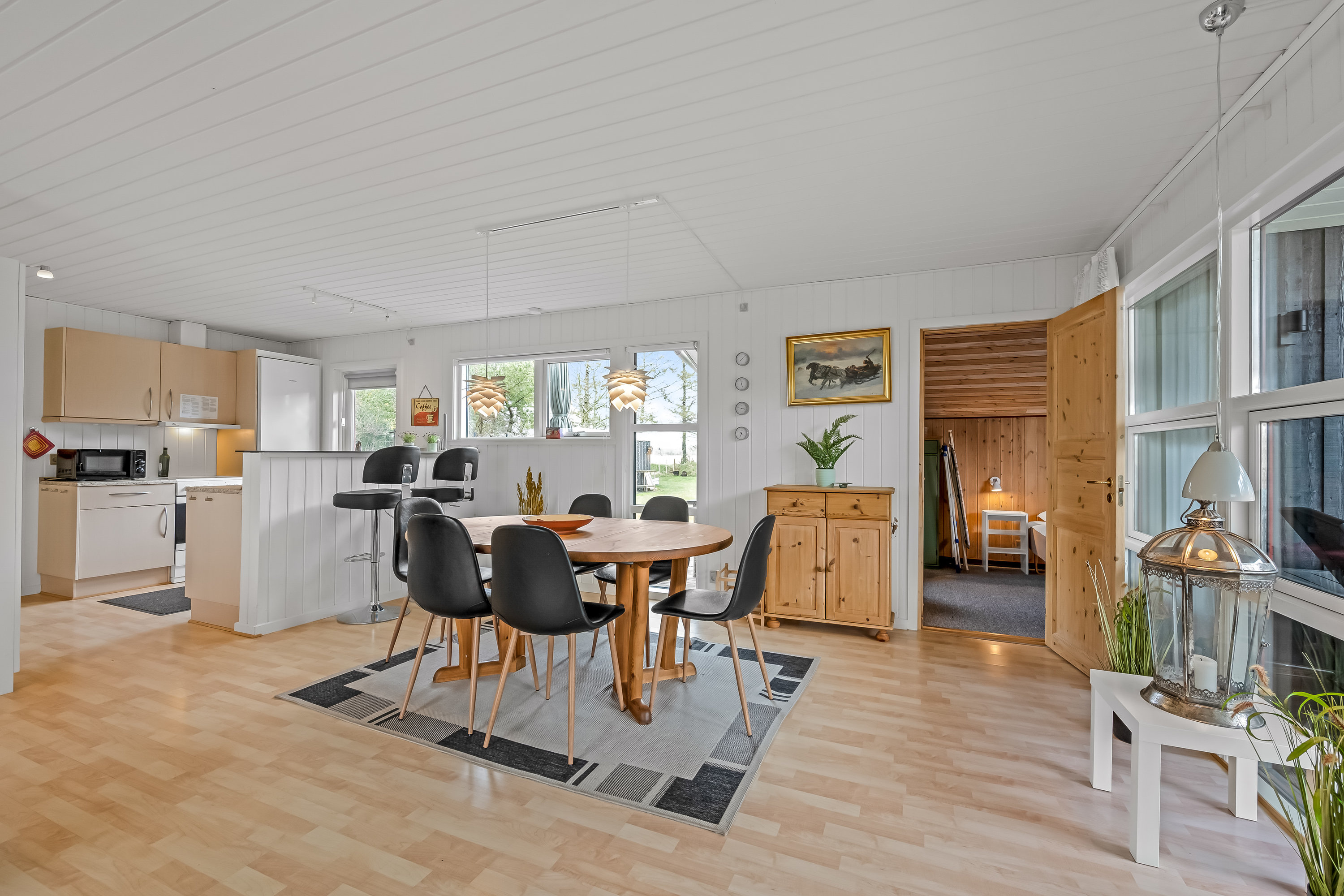 Fremhævet stue billede i fuldskærmstilstand. Billede af Rørvænget 23, Stauning, 6900 Skjern