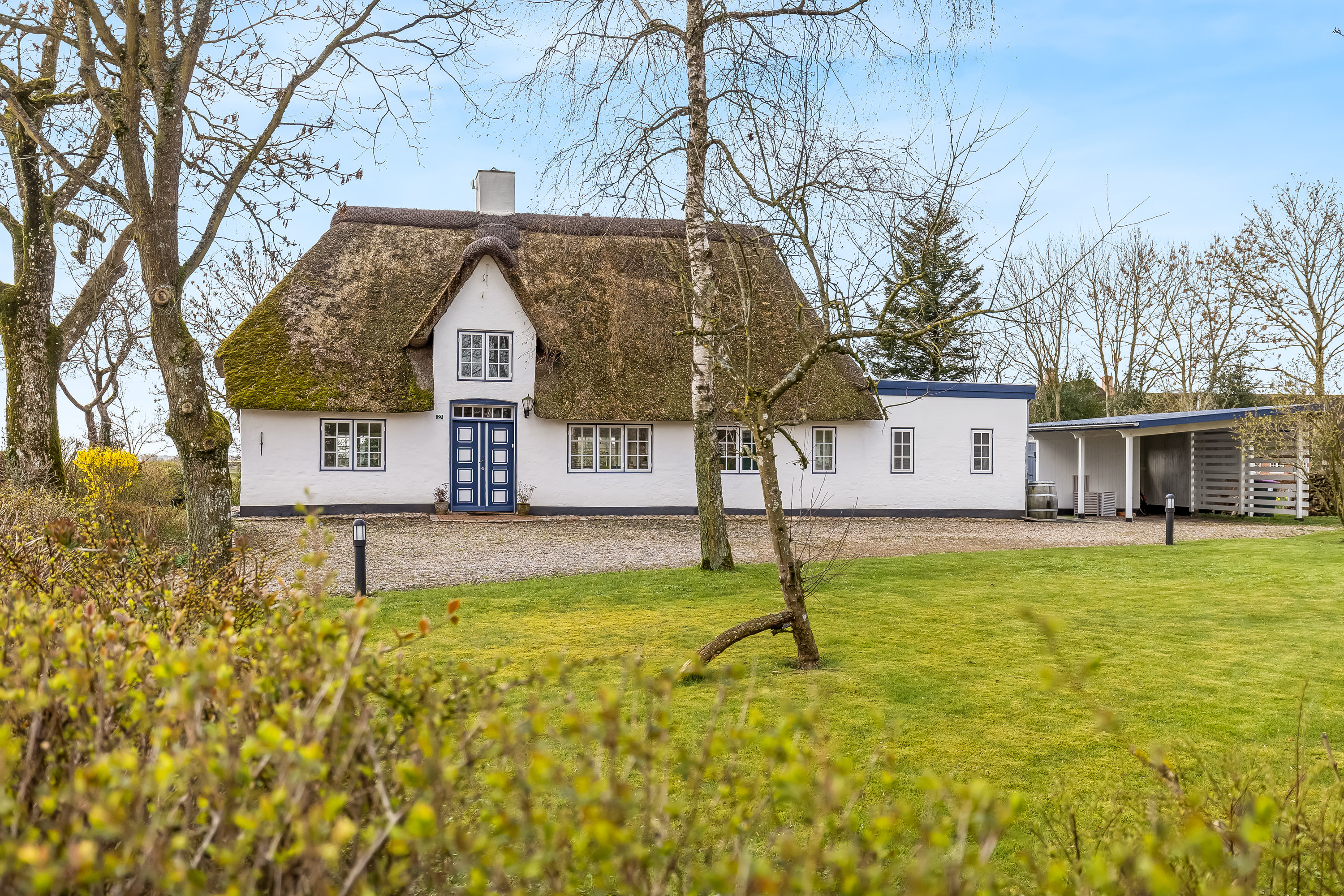 Fremhævet facade billede i fuldskærmstilstand. Billede af Strædet 27, Møgeltønder, 6270 Tønder