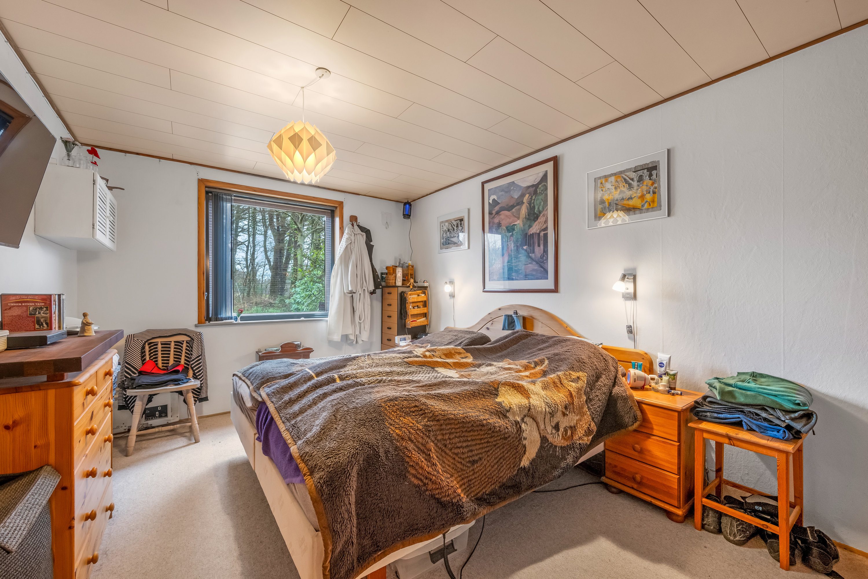 Fremhævet soveværelse billede i fuldskærmstilstand. Billede af Skovbrynet 17, Ølstrup, 6950 Ringkøbing