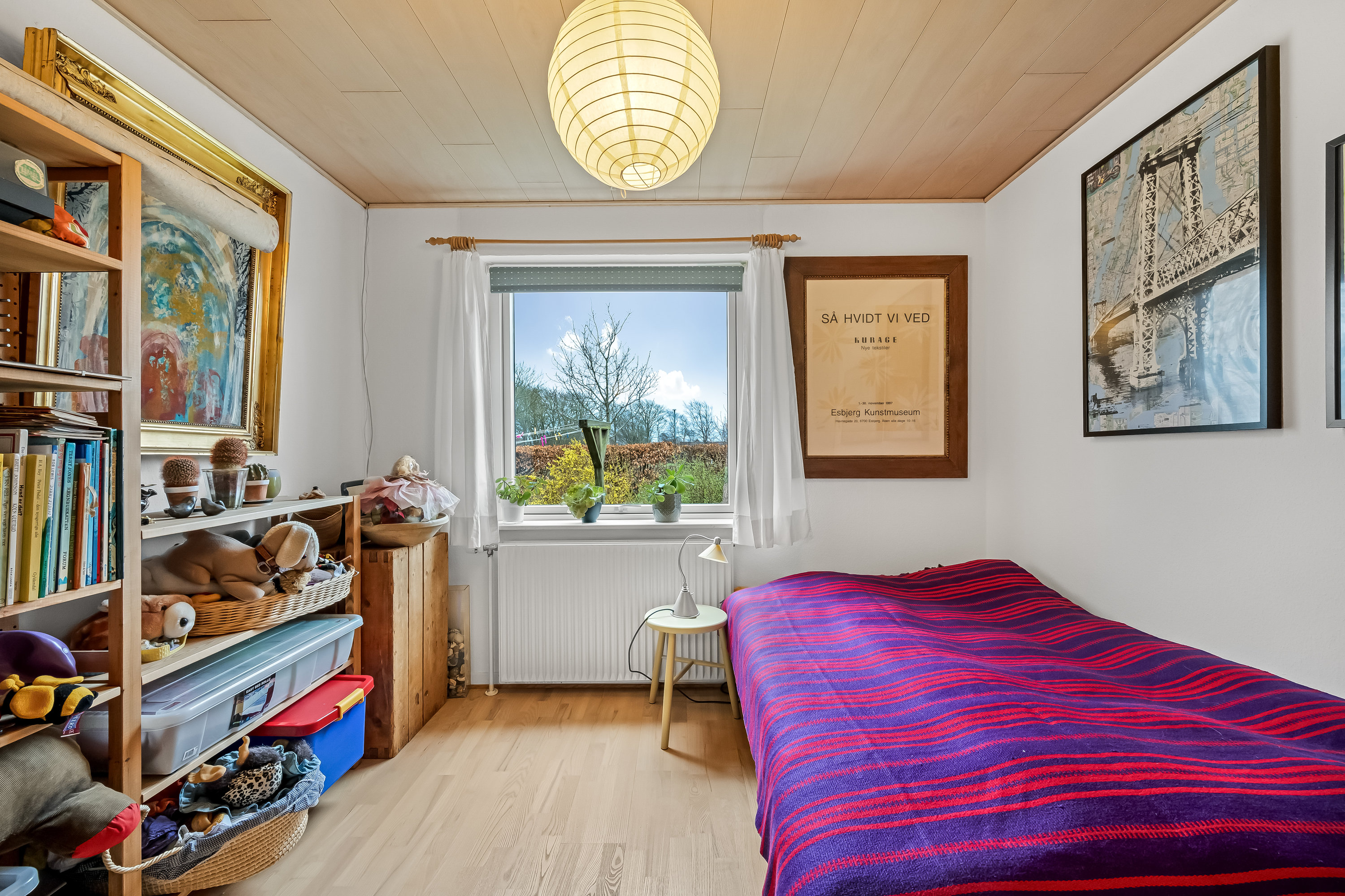 Fremhævet soveværelse billede i fuldskærmstilstand. Billede af Markledet 35, 6950 Ringkøbing