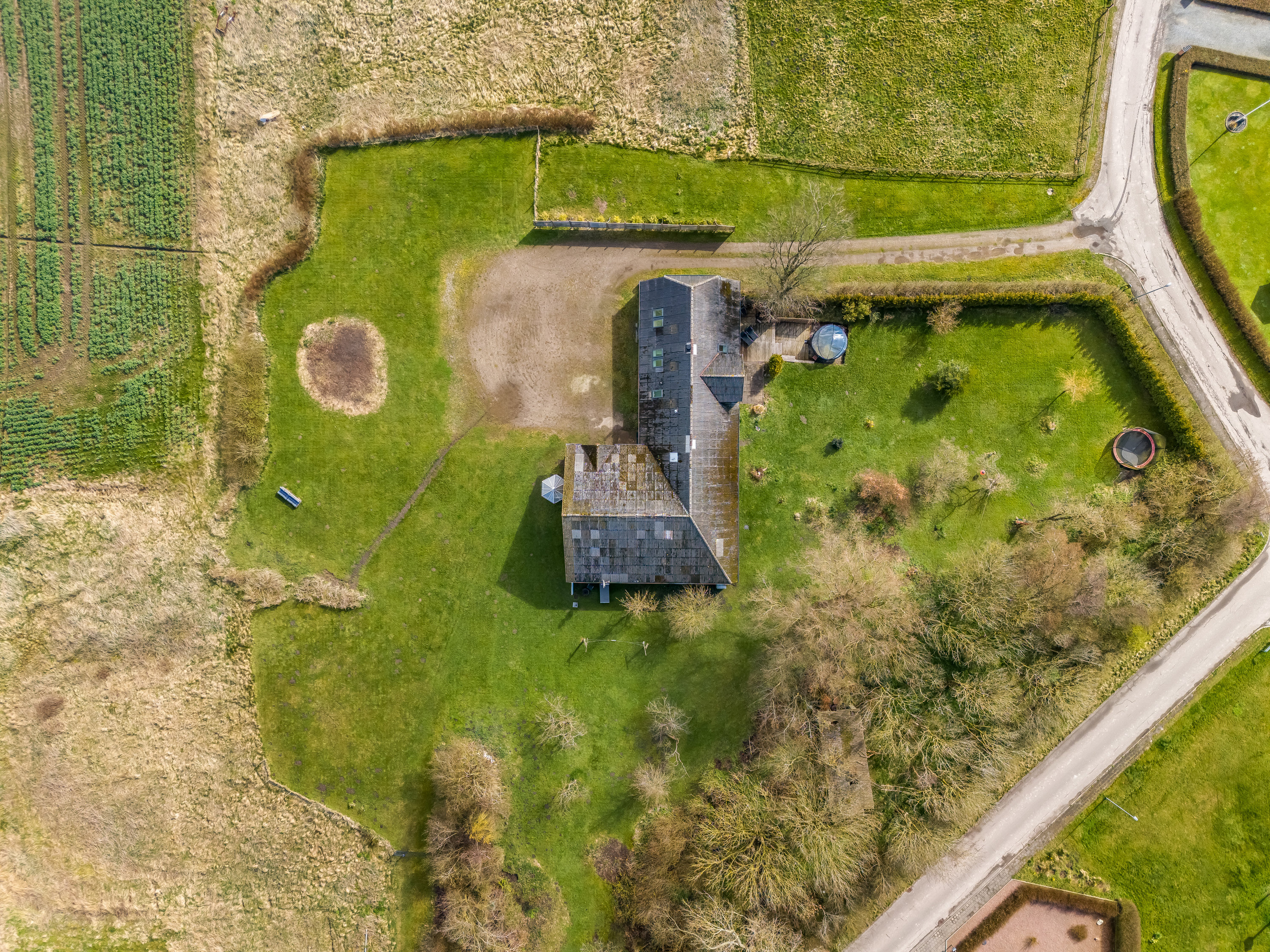 Fremhævet luftfoto billede i fuldskærmstilstand. Billede af Vestervej 24, Ballum, 6261 Bredebro