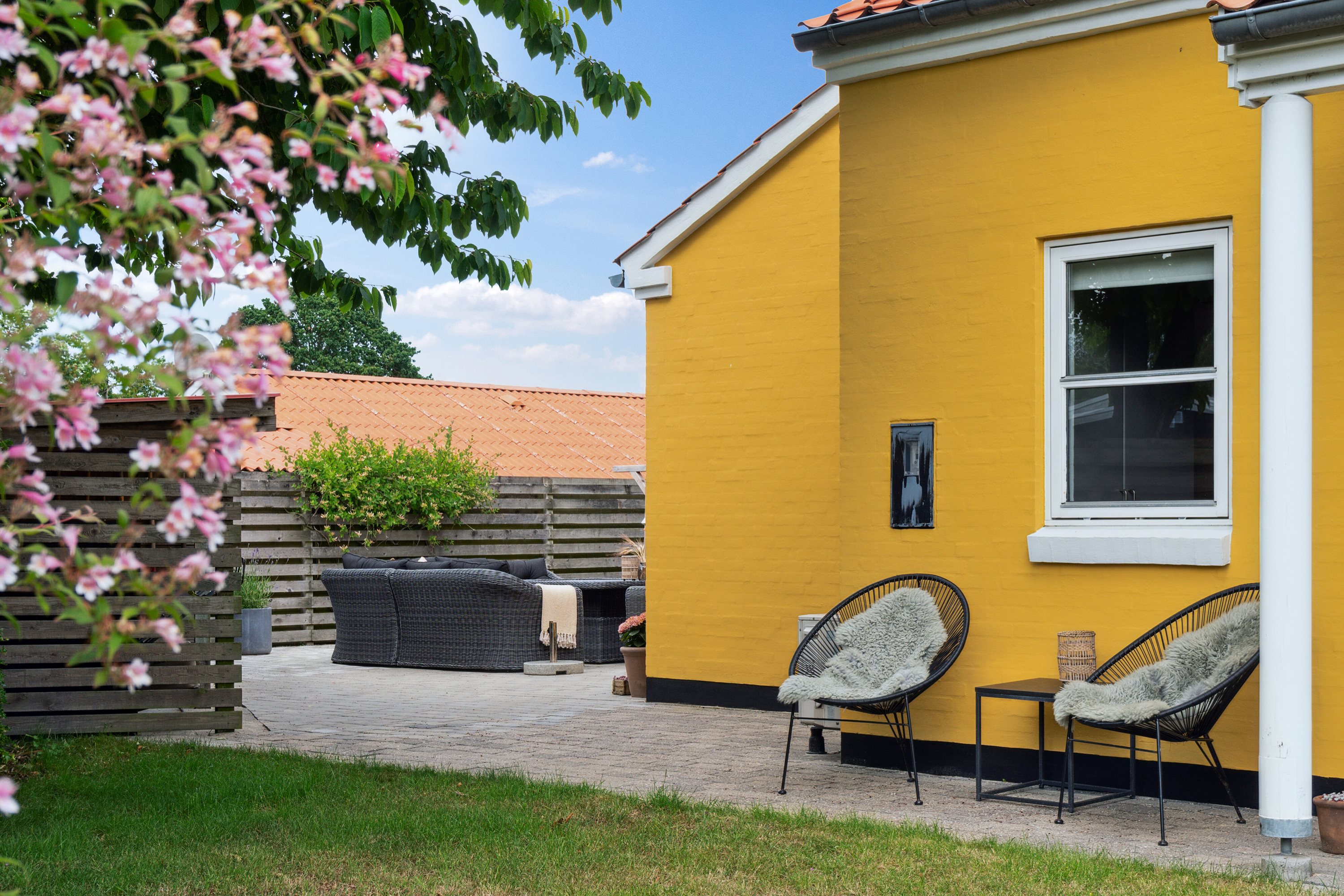 Fremhævet terrasse billede i fuldskærmstilstand. Billede af Skovduevej 183, Saksild Str, 8300 Odder