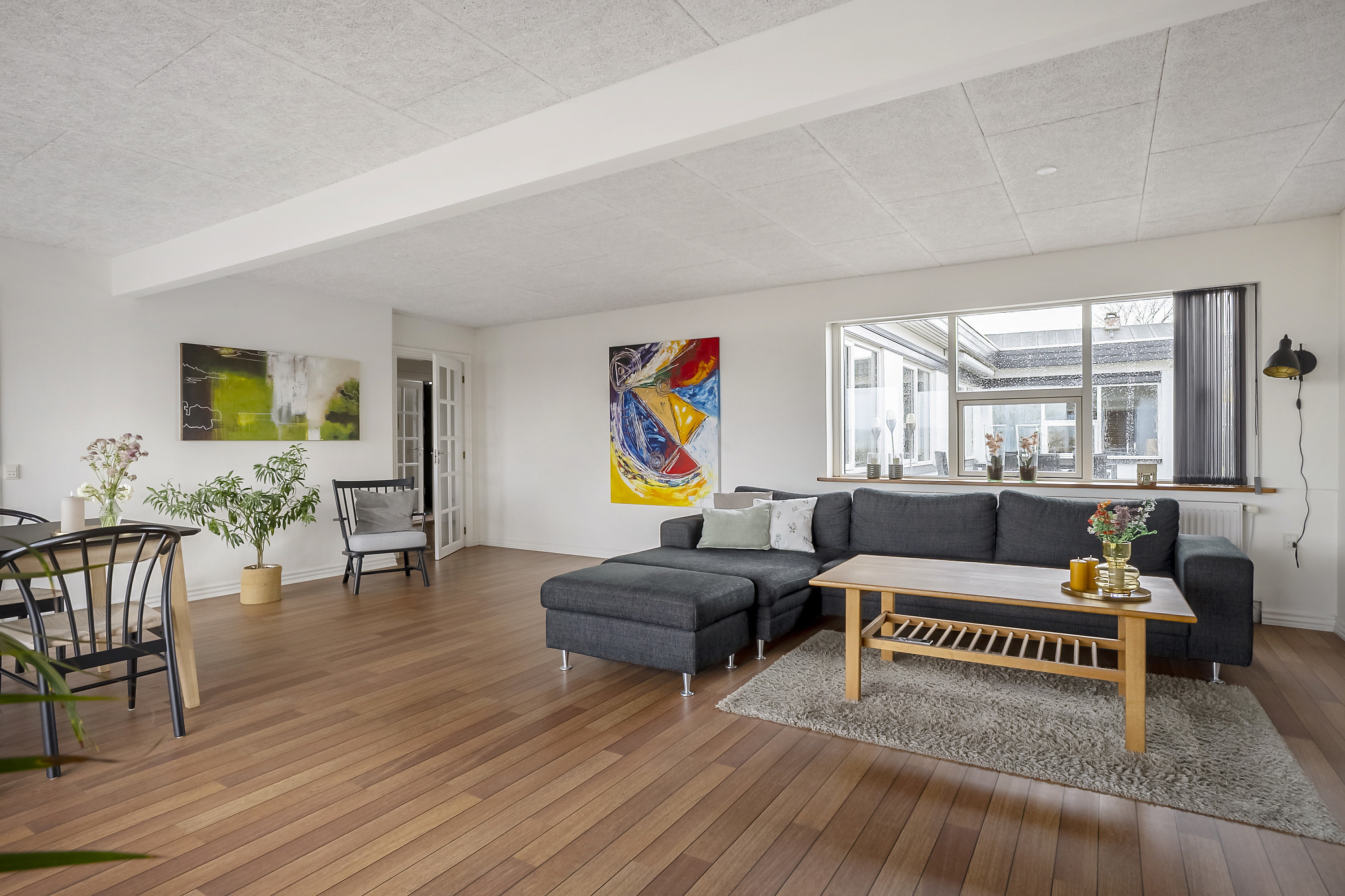 Fremhævet stue billede i fuldskærmstilstand. Billede af Hegnet 14, Tved, 6000 Kolding