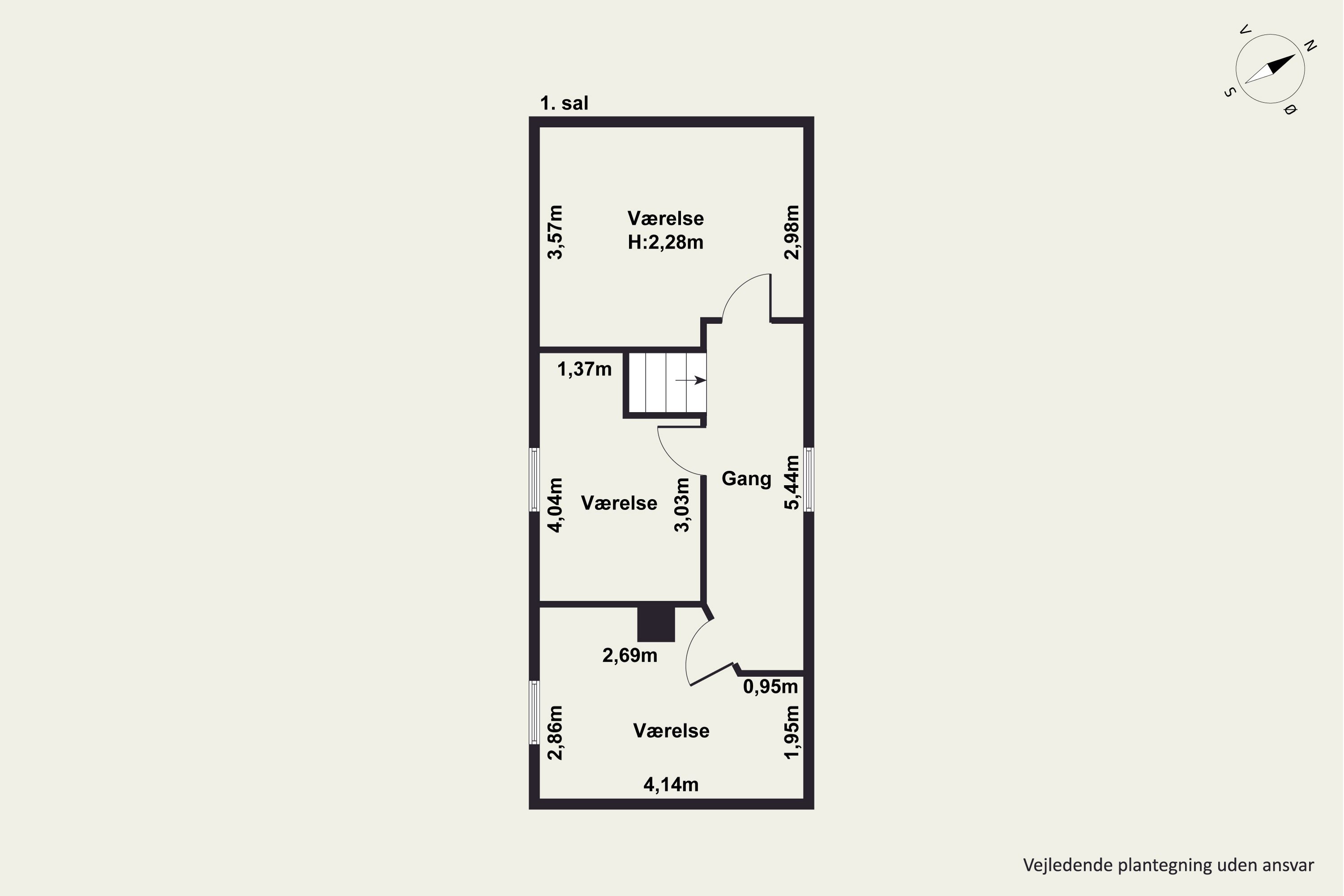 Plantegninger billede af Ebberupvej 54, 5631 Ebberup
