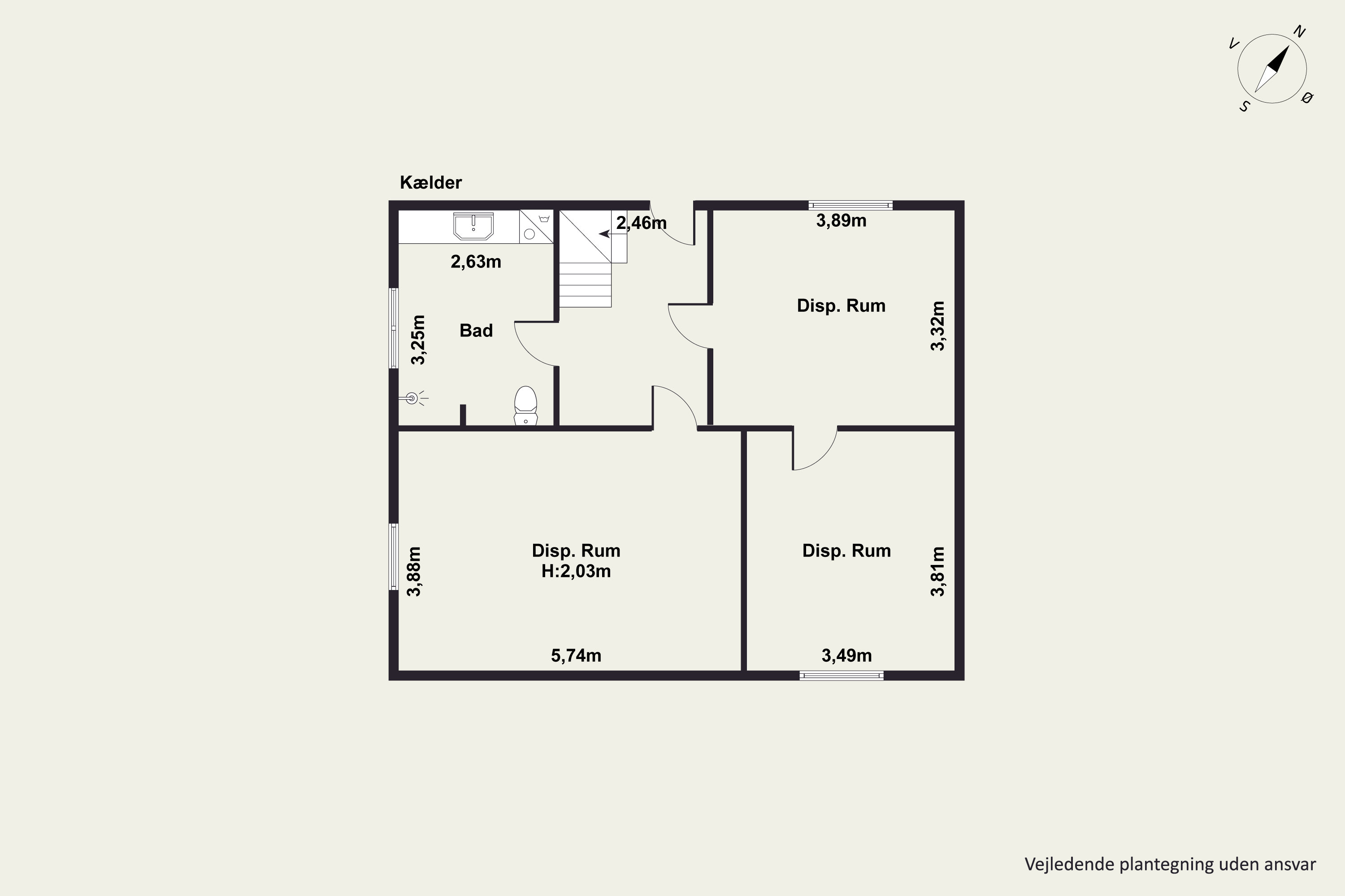 Plantegninger billede af Skanderborgvej 149, Haldum, 8382 Hinnerup
