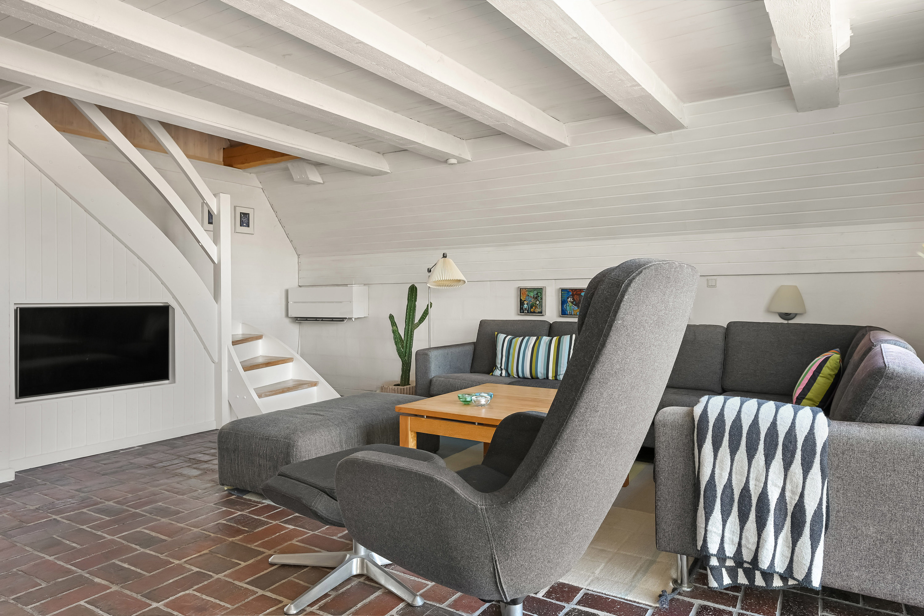 Fremhævet stue billede i fuldskærmstilstand. Billede af Slunden 76, Rindby Strand, 6720 Fanø