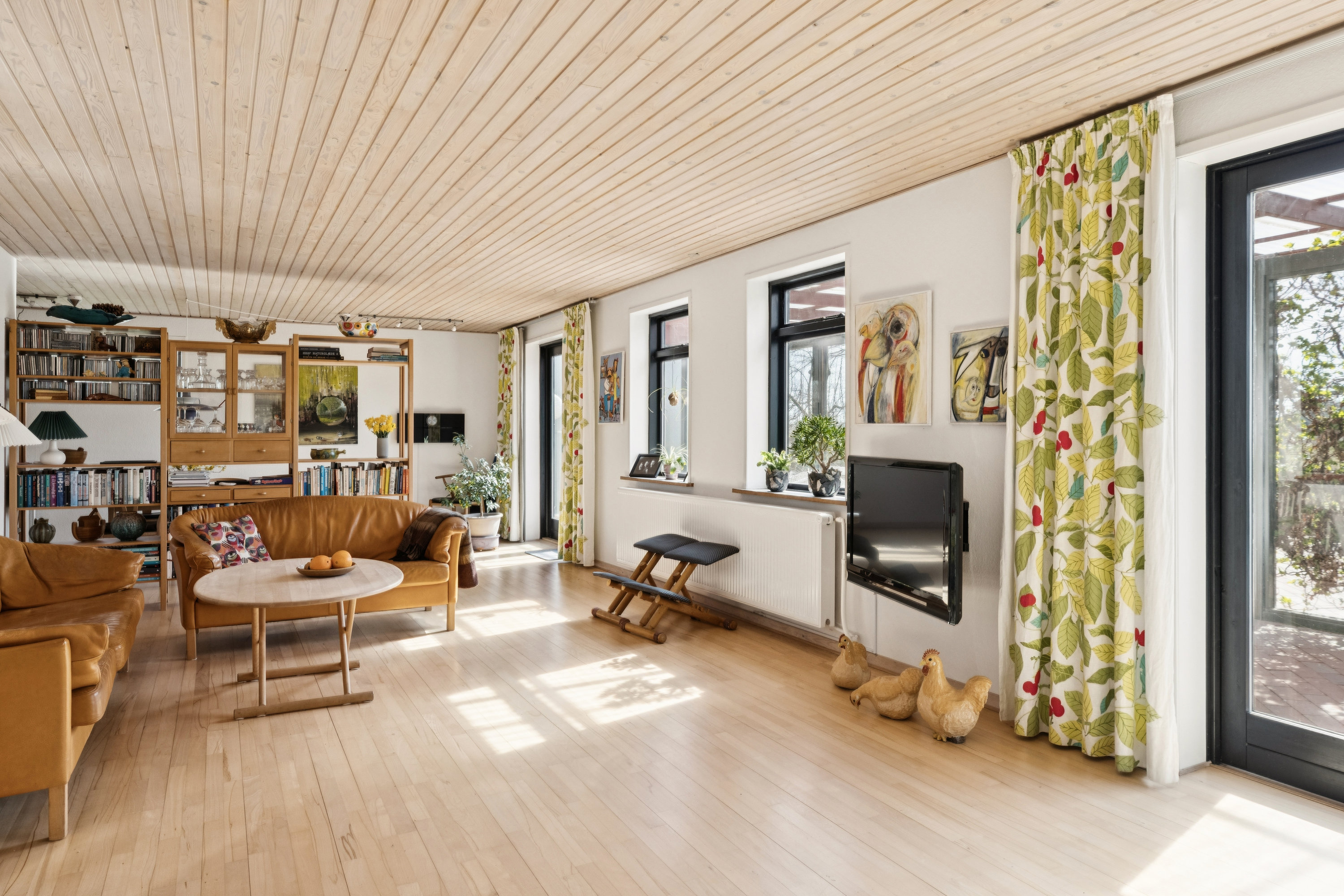 Fremhævet stue billede i fuldskærmstilstand. Billede af Vælding Bjergvej 17, Nørbølling, 6650 Brørup