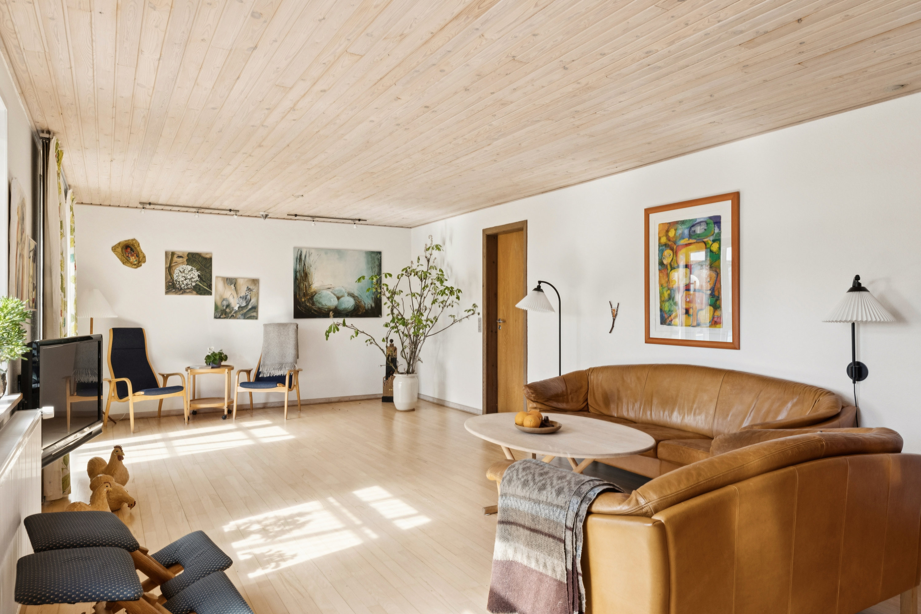 Fremhævet stue billede i fuldskærmstilstand. Billede af Vælding Bjergvej 17, Nørbølling, 6650 Brørup