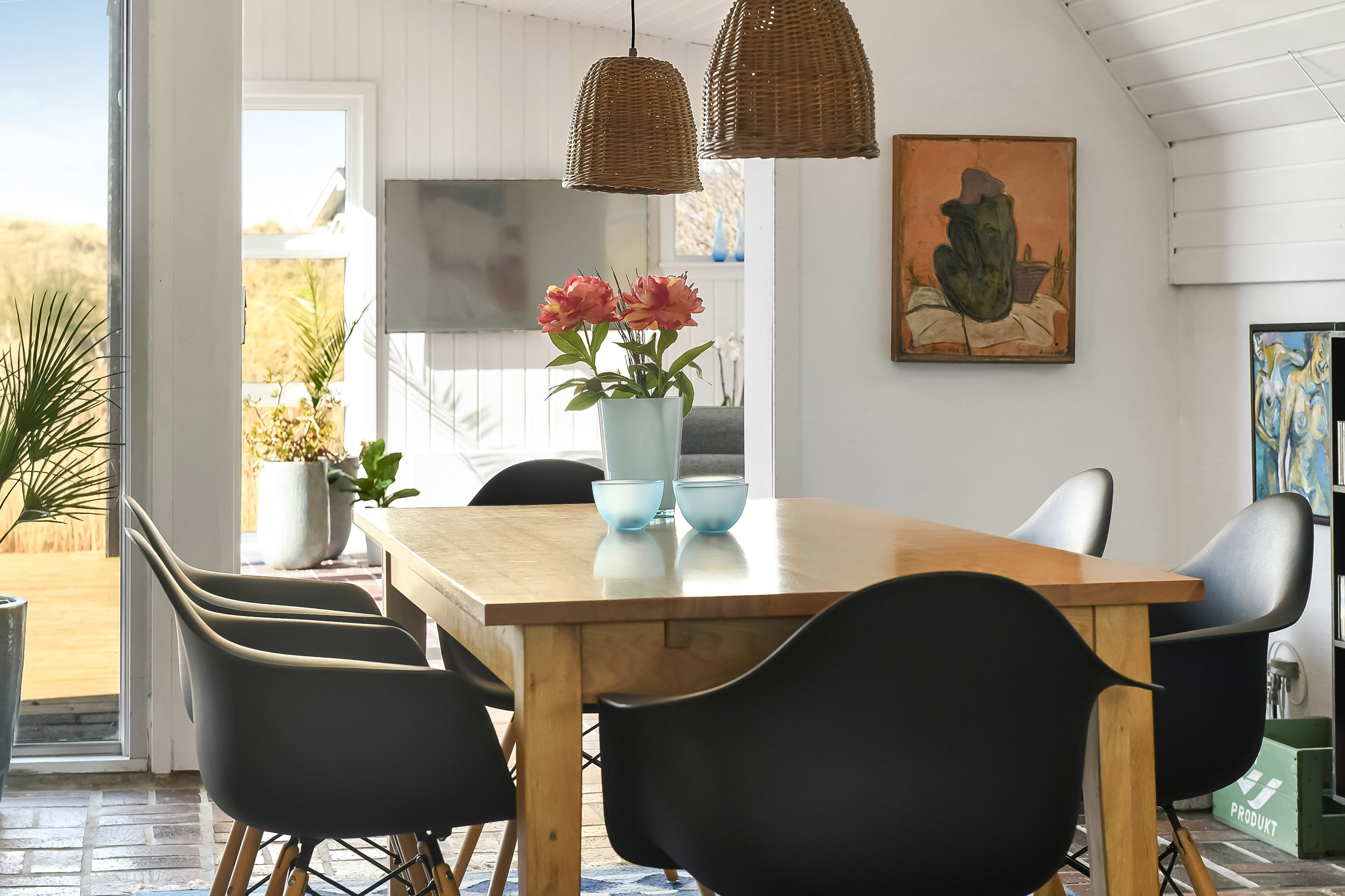 Fremhævet stue billede i fuldskærmstilstand. Billede af Slunden 76, Rindby Strand, 6720 Fanø