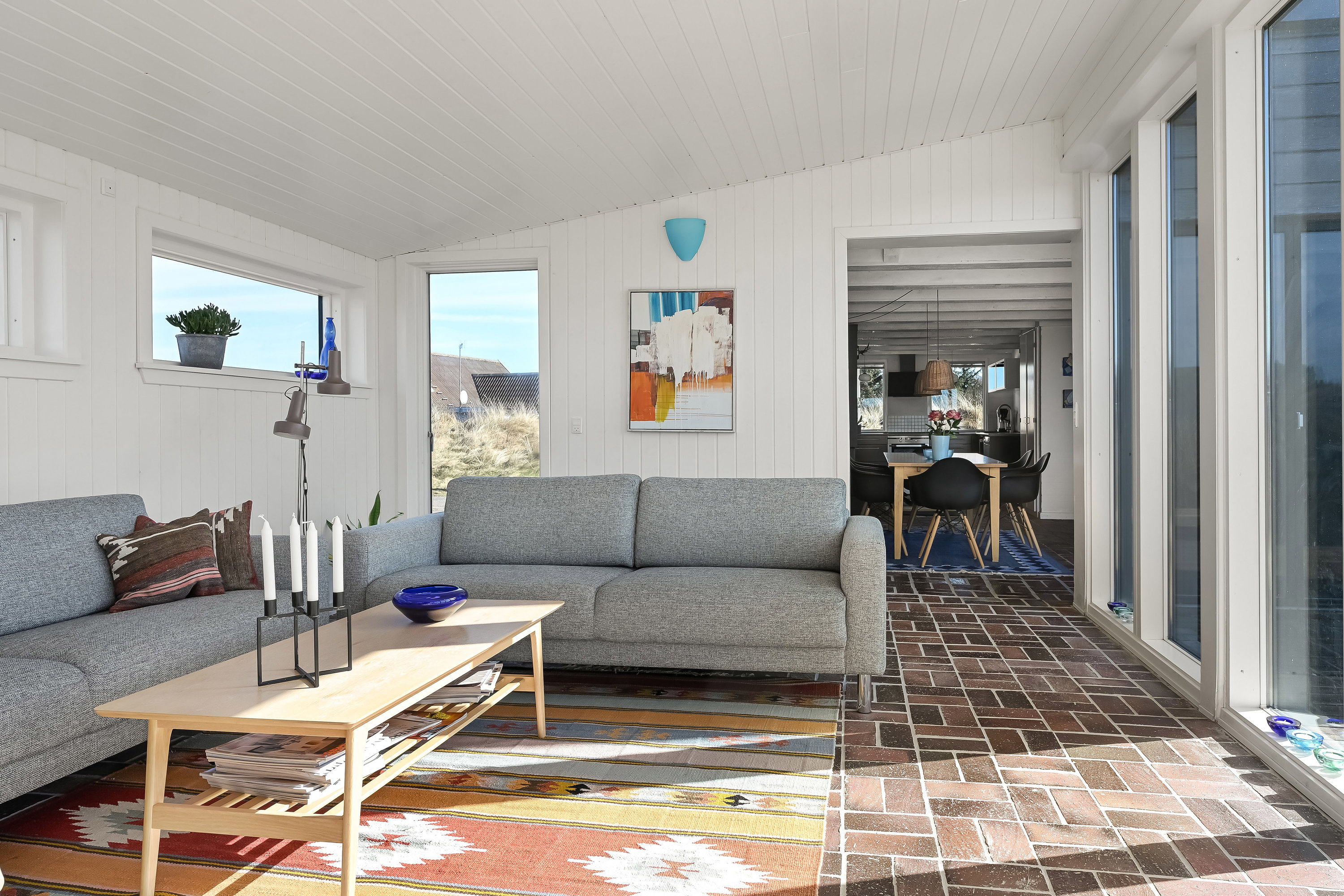 Fremhævet stue billede i fuldskærmstilstand. Billede af Slunden 76, Rindby Strand, 6720 Fanø