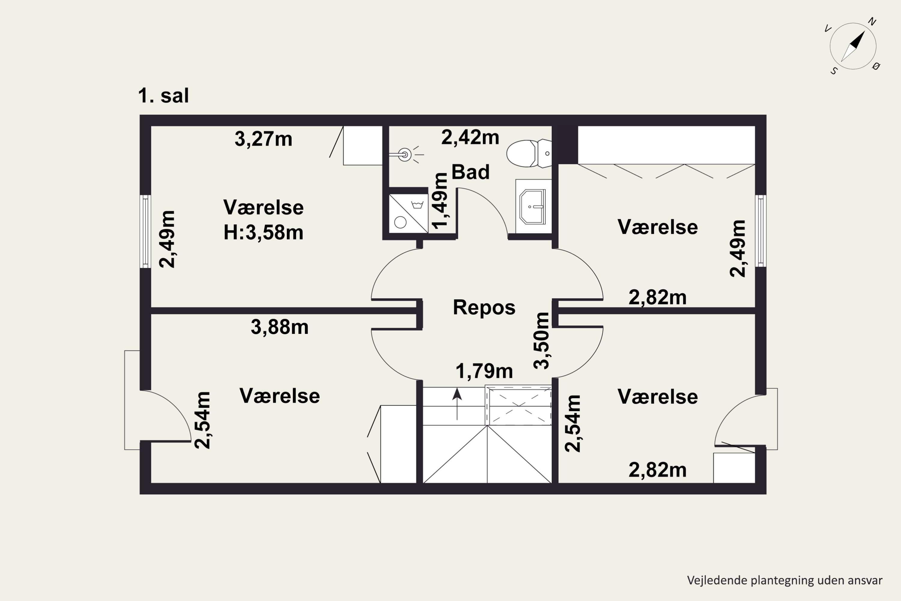 Plantegninger billede af Strandhaven 105, 2665 Vallensbæk Strand