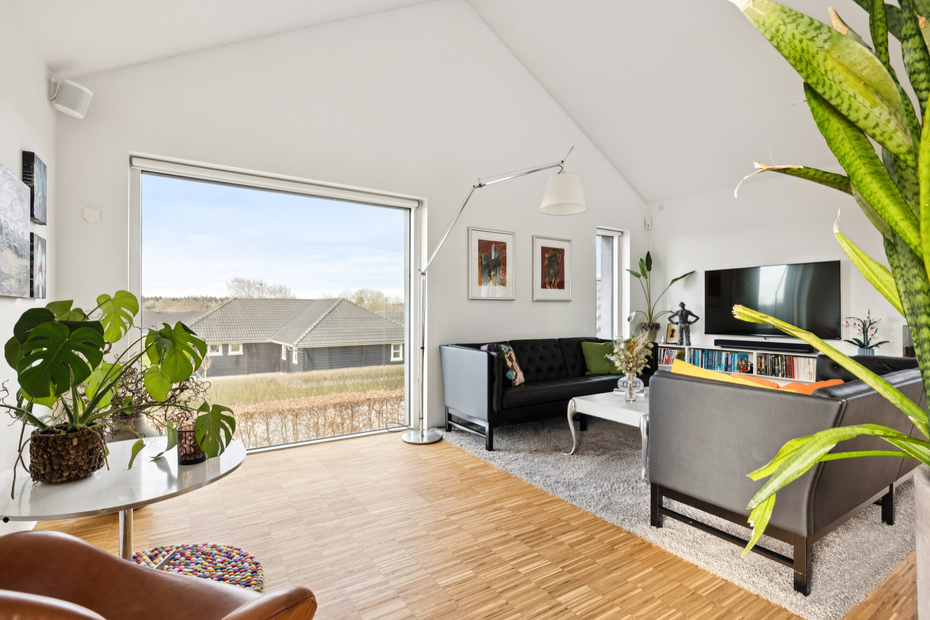 Fremhævet stue billede i fuldskærmstilstand. Billede af Liseborg Mark 92, 8800 Viborg