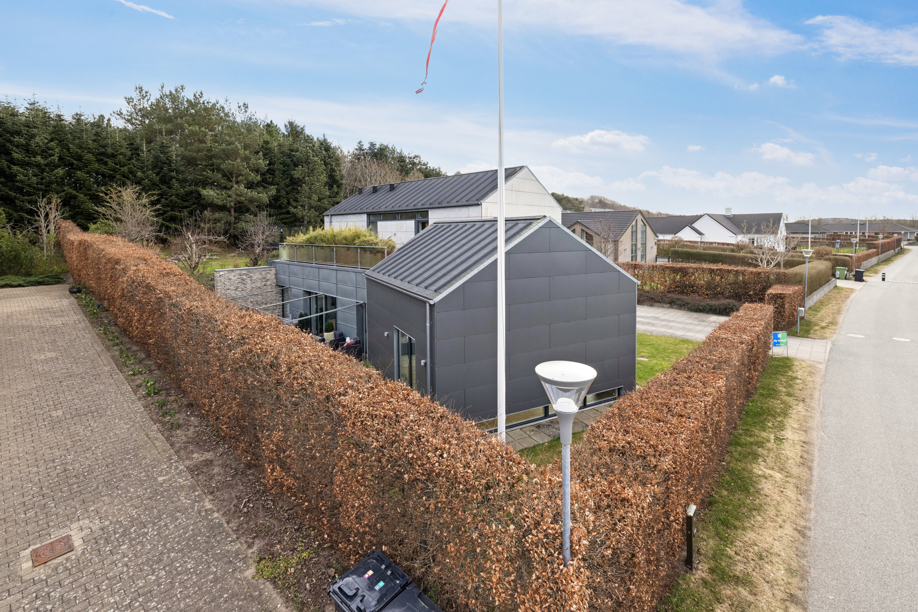 Fremhævet luftfoto billede i fuldskærmstilstand. Billede af Liseborg Mark 92, 8800 Viborg