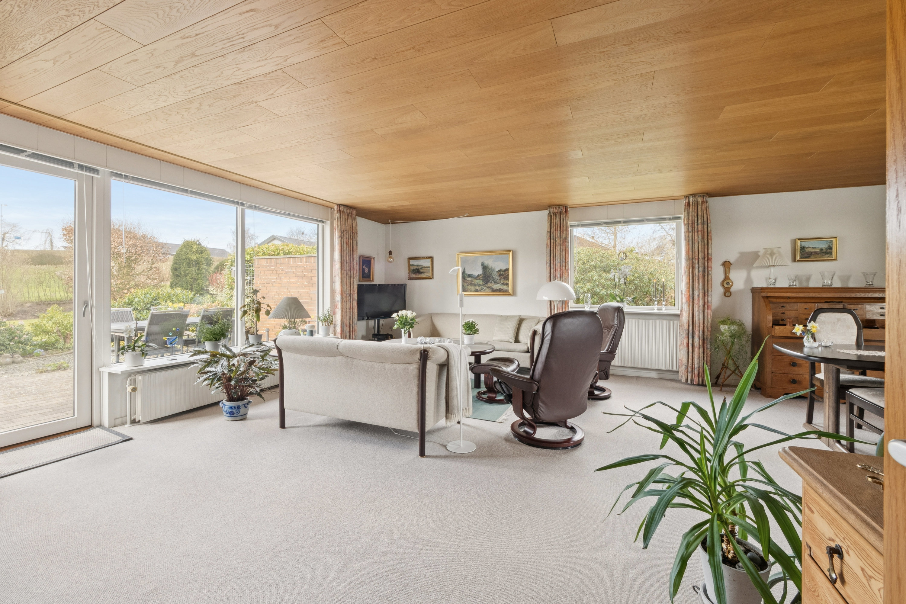 Fremhævet stue billede i fuldskærmstilstand. Billede af Olgavej 46, Vinde, 7800 Skive