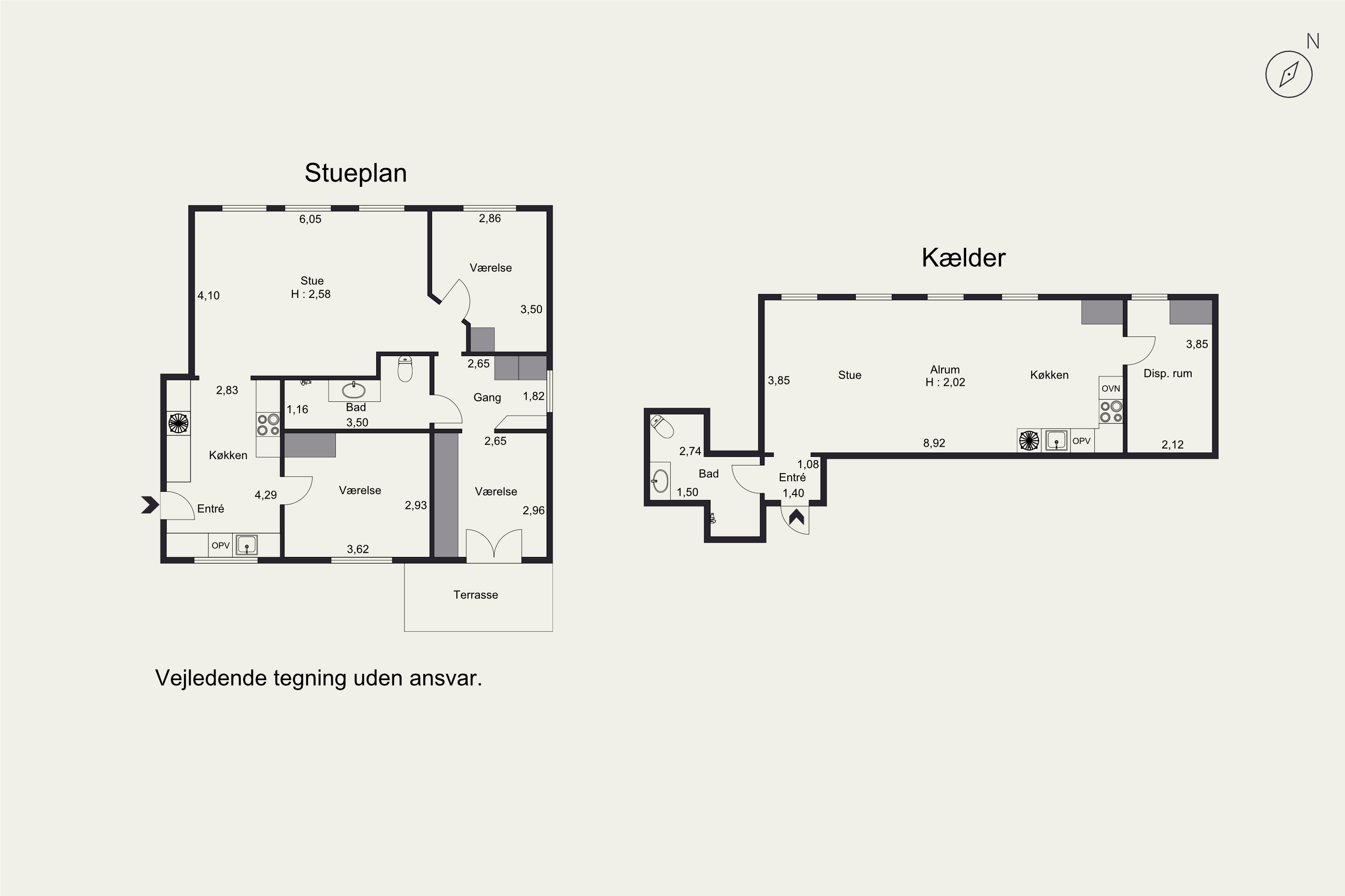 Plantegninger billede af Ribegade 1, st.., 6700 Esbjerg